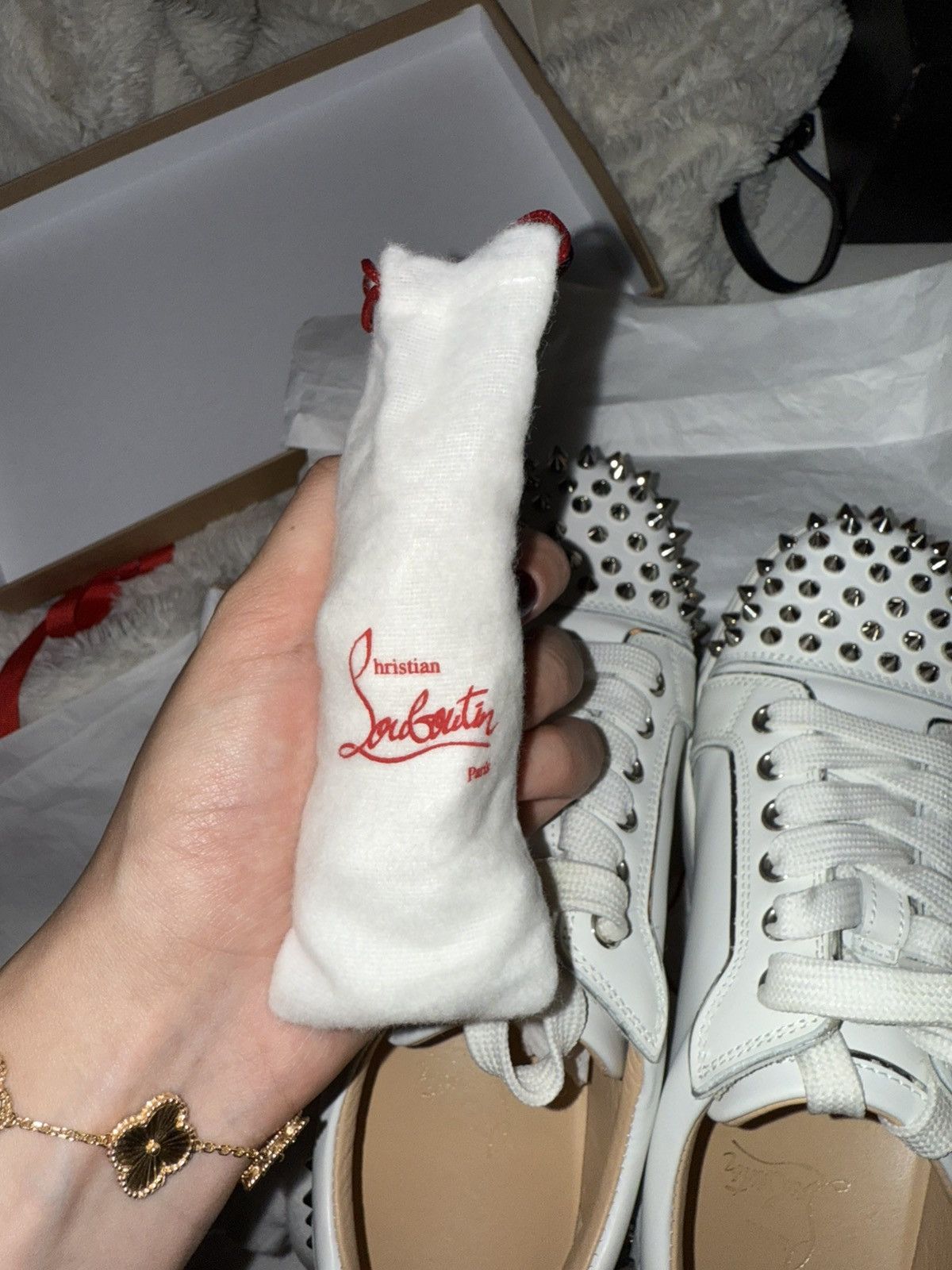 Christian Louboutin Vieira Sneakers Size US 8.5 / IT 38.5 - 6 Thumbnail