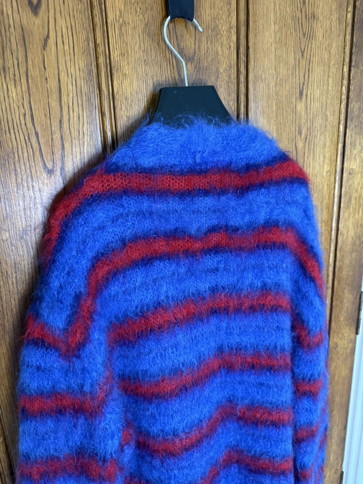 Marni FW19 Marni most wanted blue red cardigan Harry Styles M XL Size US M / EU 48-50 / 2 - 17 Thumbnail