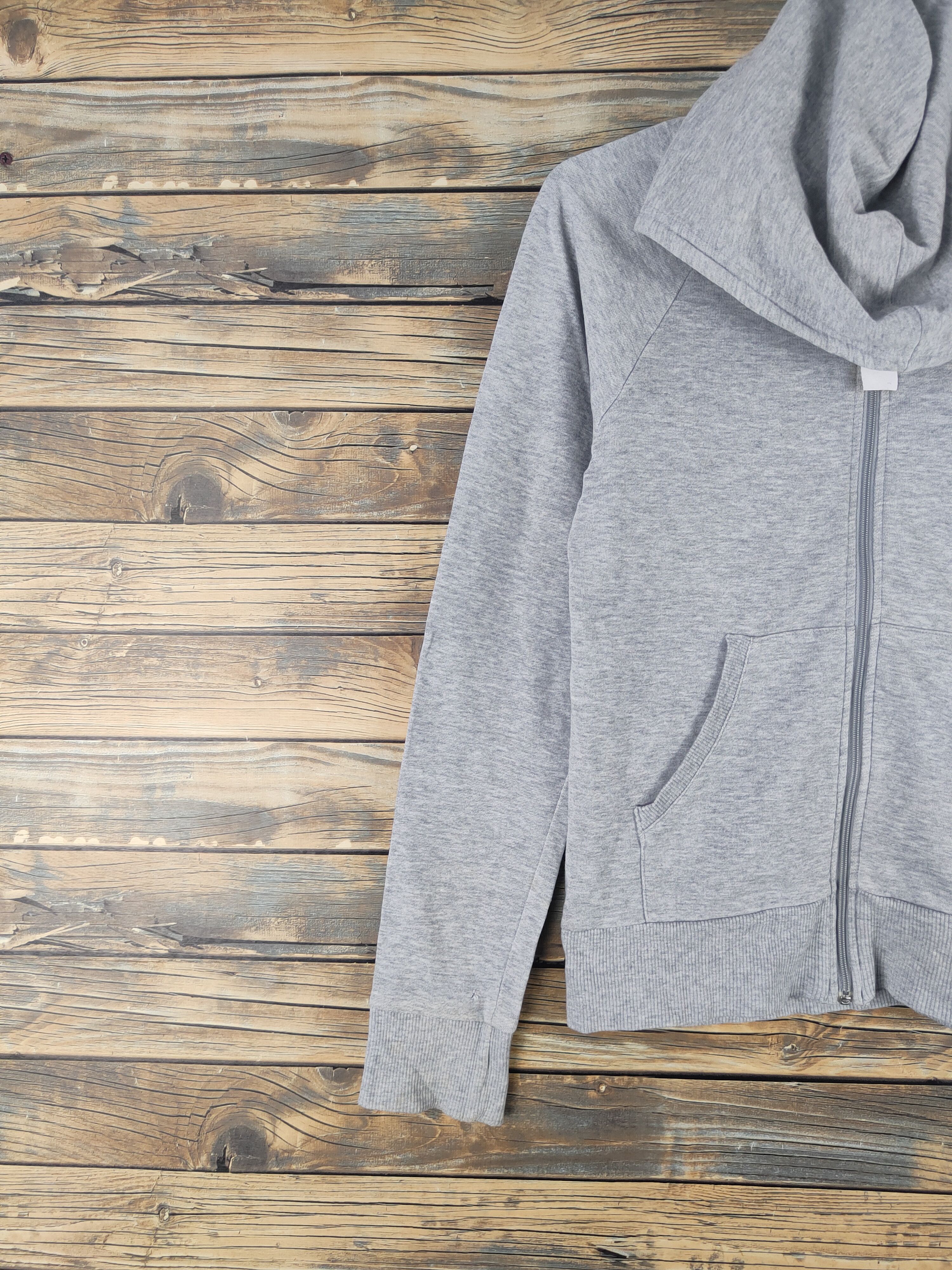 Adidas DL Adidas Gray Hoodie Sweaters #1683 Size S / US 4 / IT 40 - 3 Thumbnail