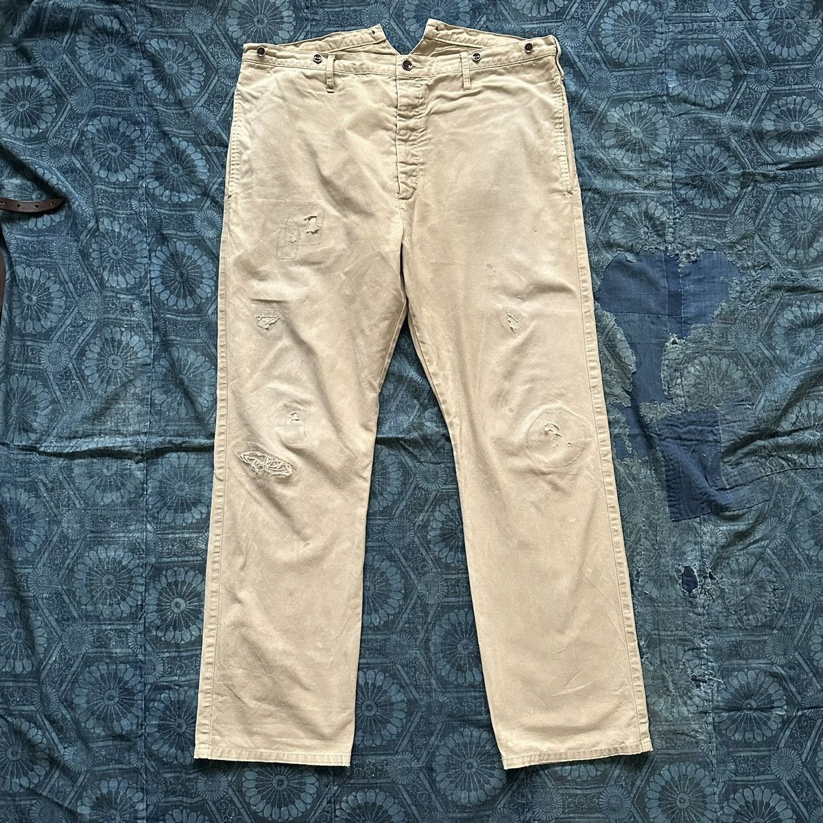 パンツ visvim TRAVAILLER BRACES PANTS DMGD Buy Visvim Travailler Braces Pants DMGD 'Black