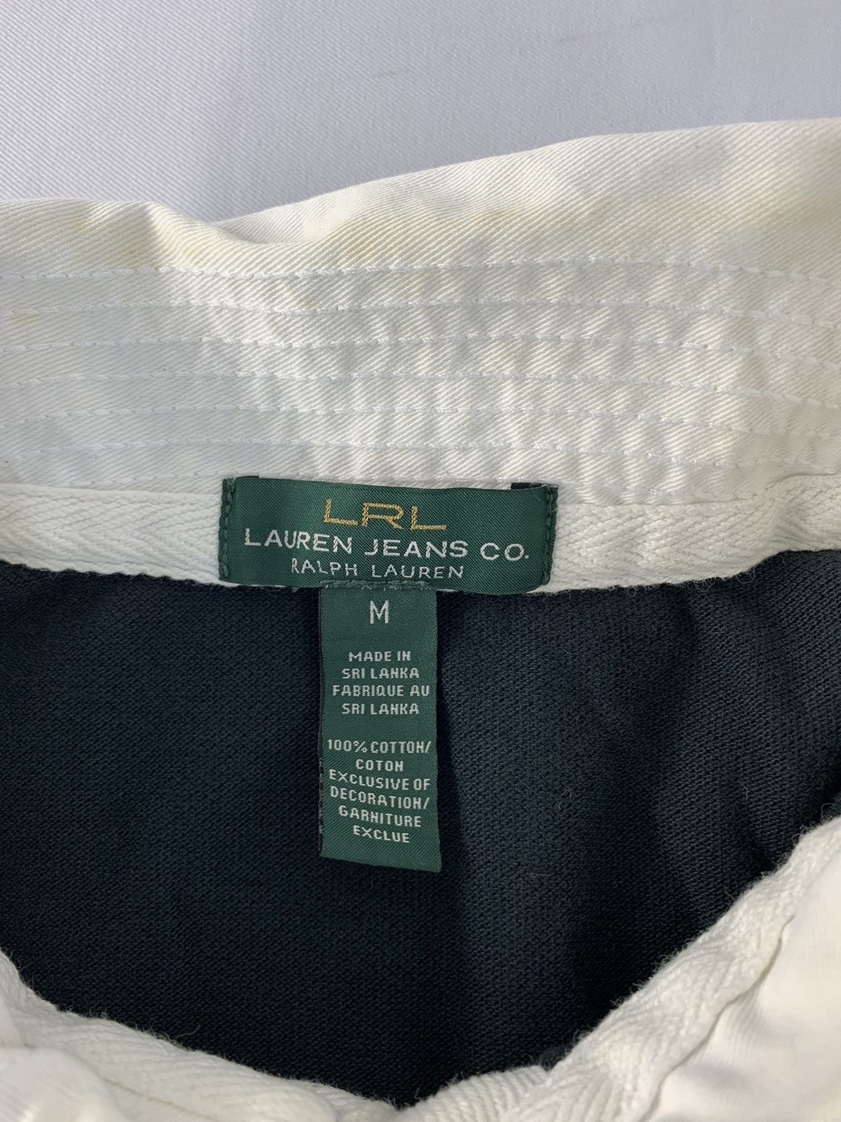 Lauren Ralph Lauren × Ralph Lauren LRL Lauren Jeans Co Ralph Lauren Rose Flower Logo Polo Tee Size M / US 6-8 / IT 42-44 - 7 Thumbnail