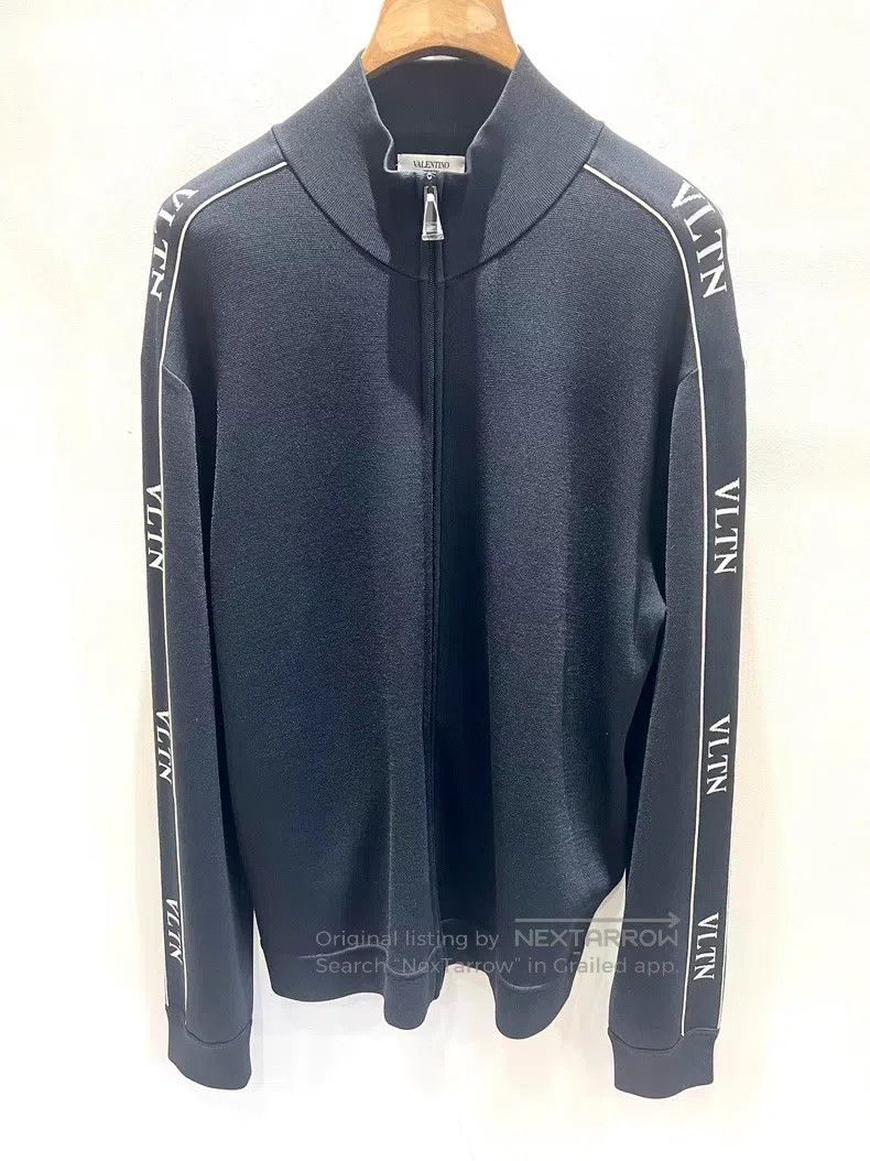 Valentino Valentino Black knitted jacket Size US XXL / EU 58 / 5 - 1 Thumbnail
