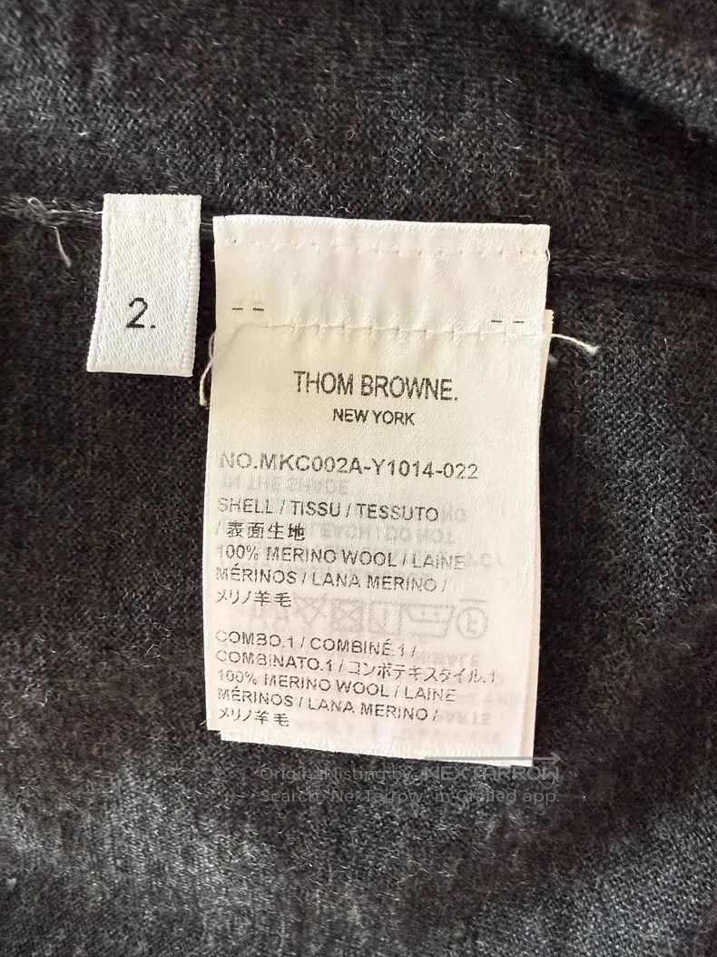 Thom Browne Thom Browne Wool Cardigan Size US M / EU 48-50 / 2 - 5 Thumbnail