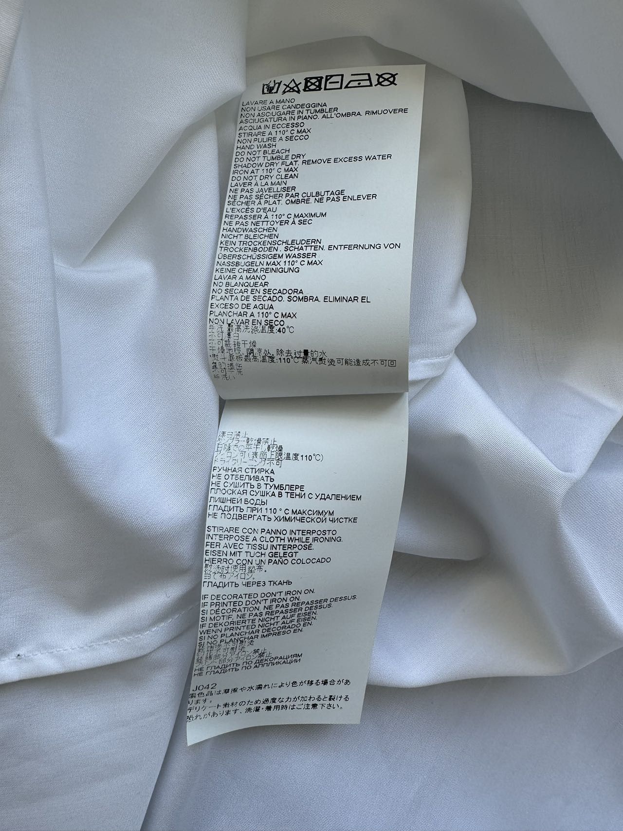 Maison Margiela Maison Margiela Cotton Polyester Button-Down Shirt Size M / US 6-8 / IT 42-44 - 8 Thumbnail