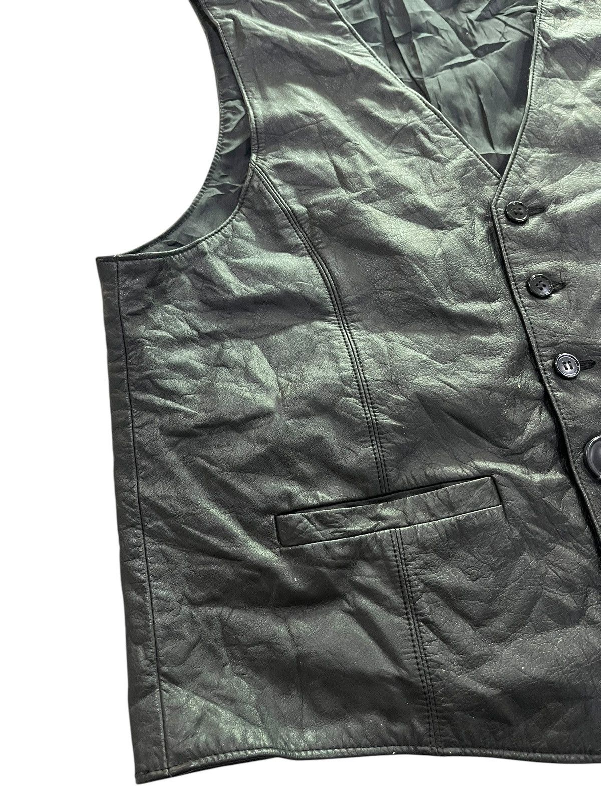 If Six Was Nine 🇯🇵 JAPANESE BRAND GENUINE LEATHER VEST Size US L / EU 52-54 / 3 - 2 Thumbnail