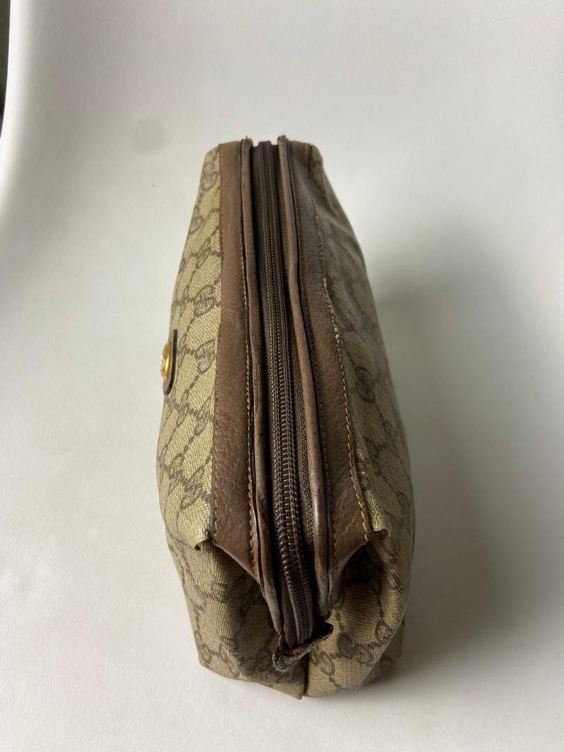 Gucci Vintage GG Supreme Gucci Canvas Pouch (201) Size ONE SIZE - 2 Thumbnail