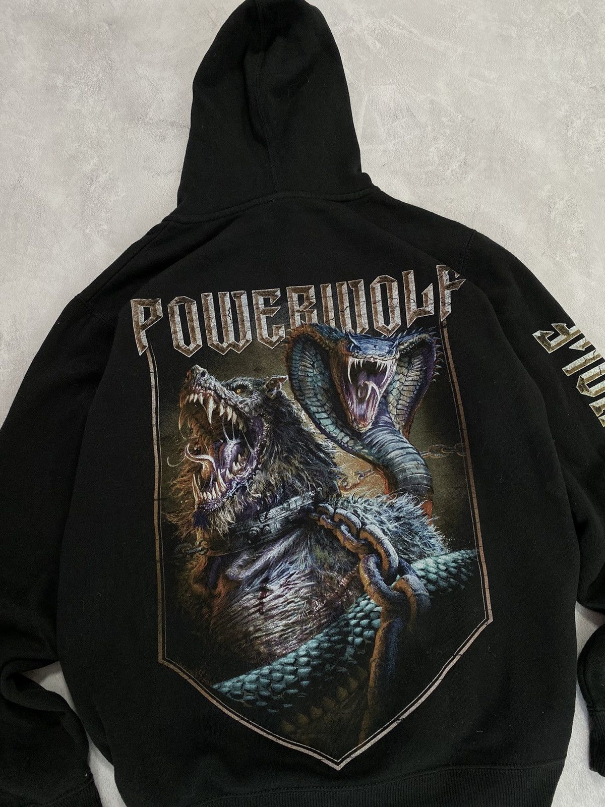 Band Tees 🐺 Vintage Zip Up Hoodie PowerWolf GRAPHIC Size US M / EU 48-50 / 2 - 2 Thumbnail