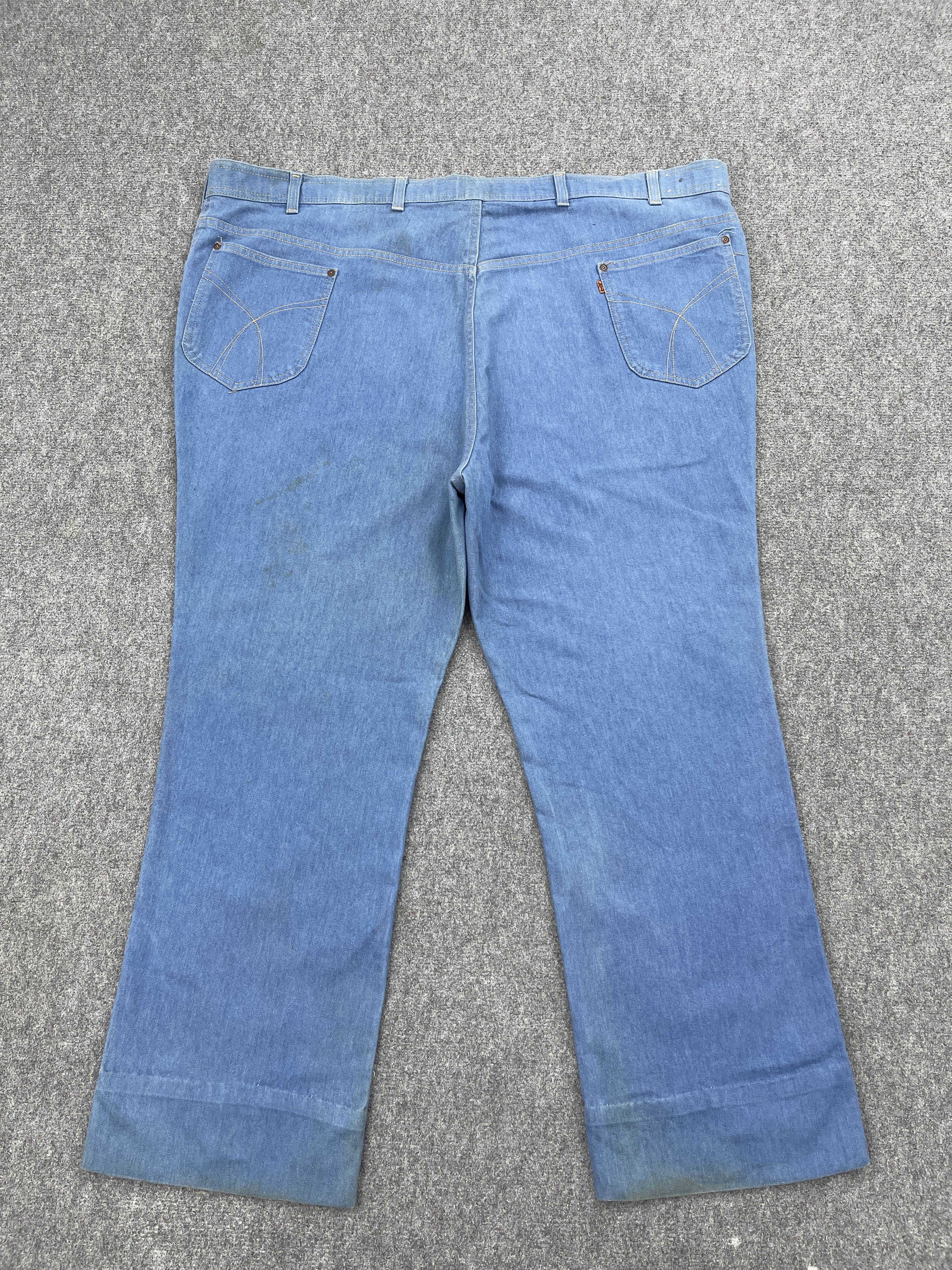 Levi's 80s Vintage Levis Flare Orange Tab Jeans DP2502 Size US 44 / EU 60 - 3 Thumbnail