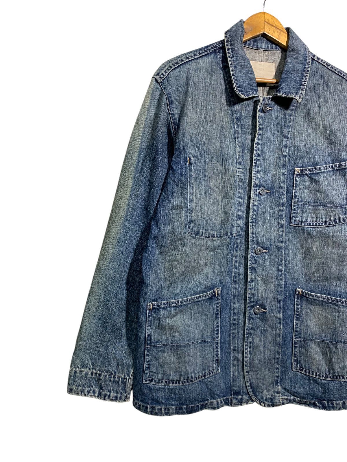 Gap 🔥GAP DENIM CHORE JACKETS TRIPLE NEEDLE Size US L / EU 52-54 / 3 - 2 Thumbnail