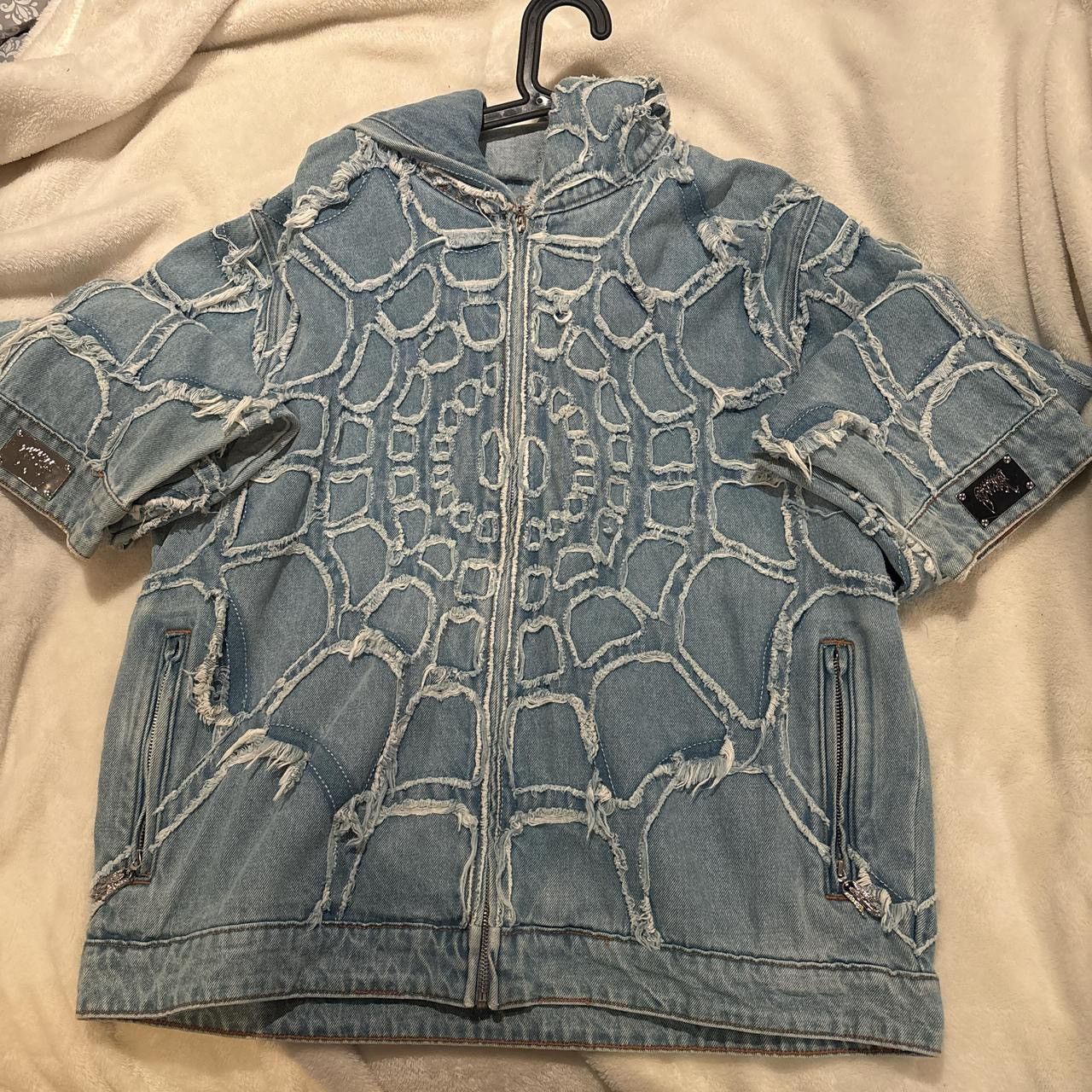 Revenge Revenge spiderweb jean jacket XL Size US XL / EU 56 / 4 - 1 Thumbnail