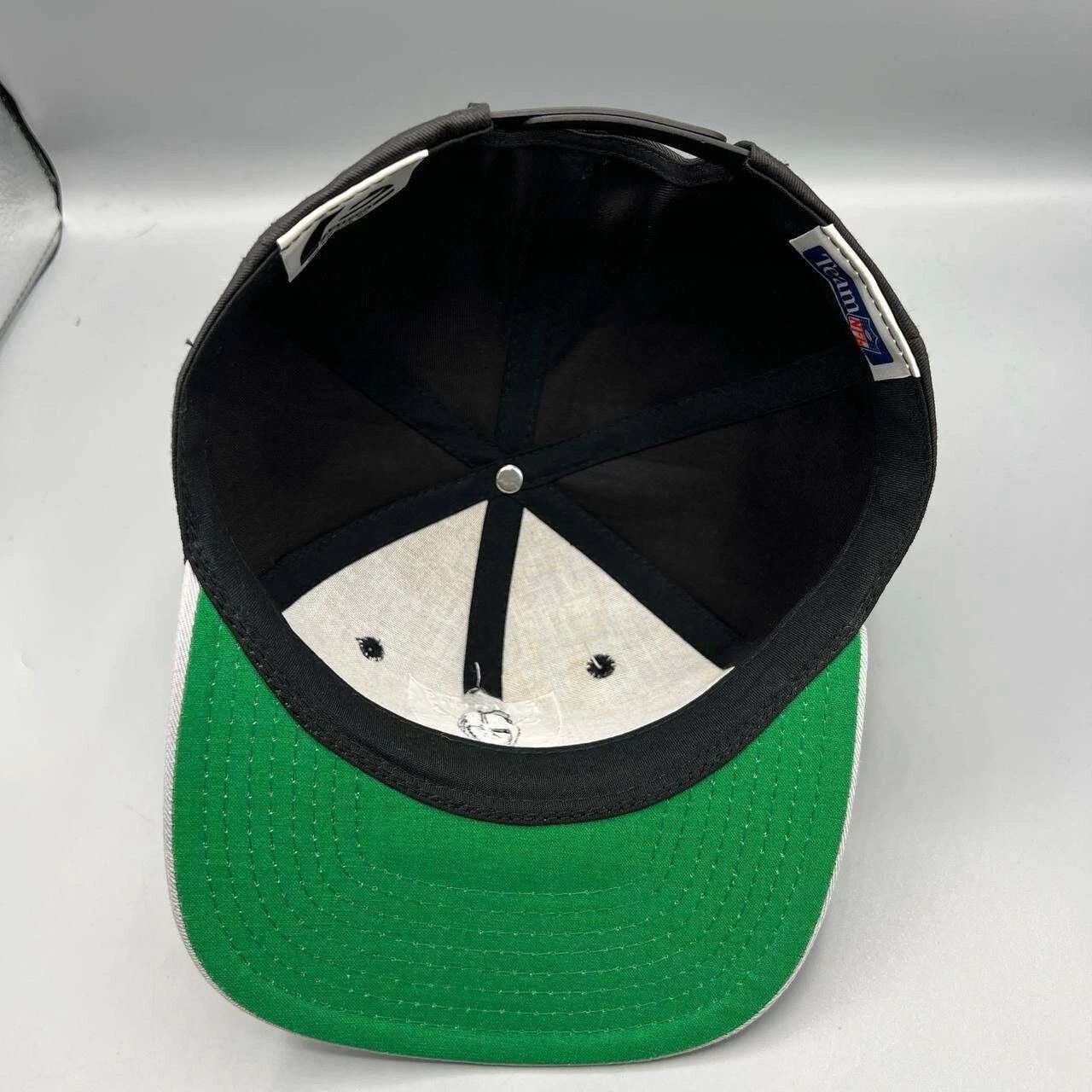 NFL × Vintage Las Vegas Raiders Hat Men Black NFL Eastport Snap Back Cap Size ONE SIZE - 2 Thumbnail
