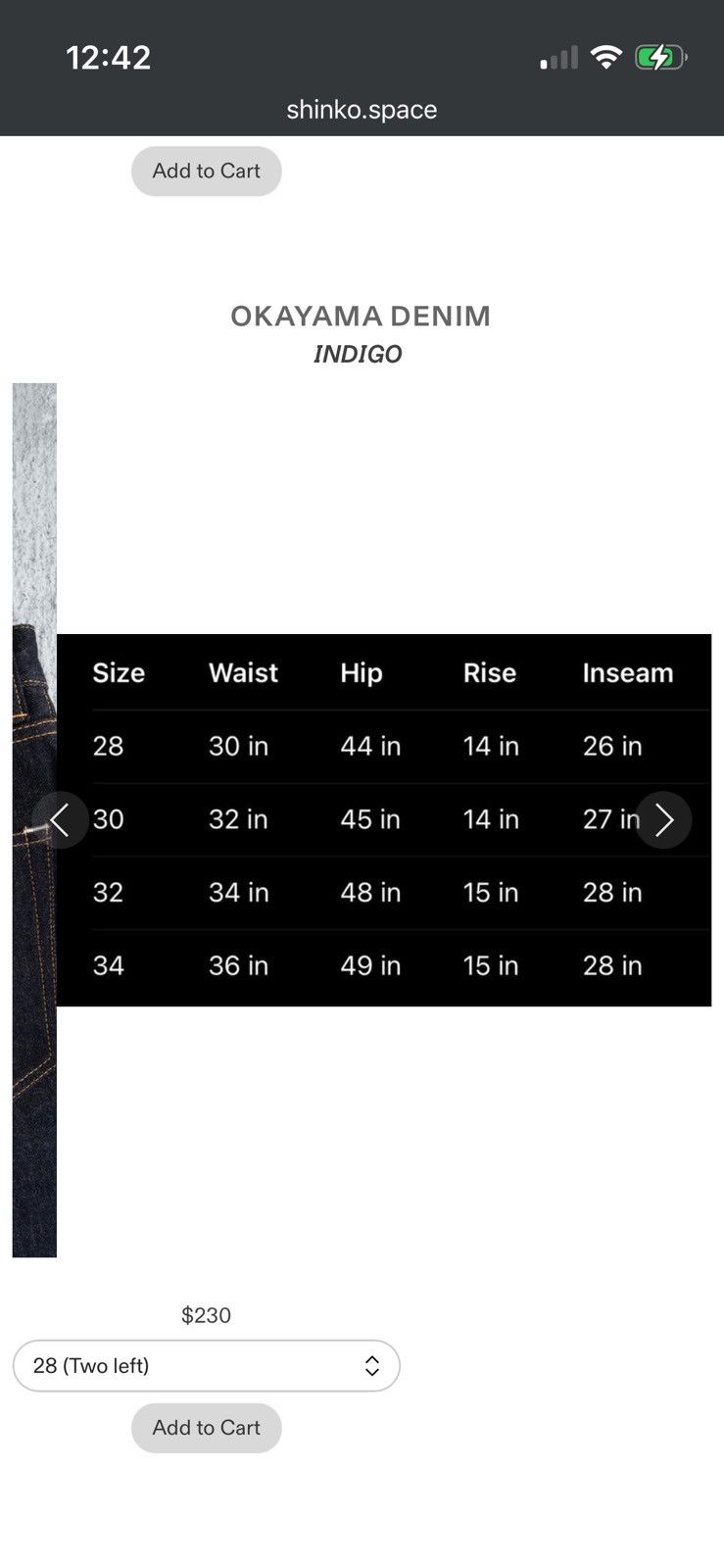 Other Shinko Okayama Denim 28W Size US 28 / EU 44 - 5 Thumbnail