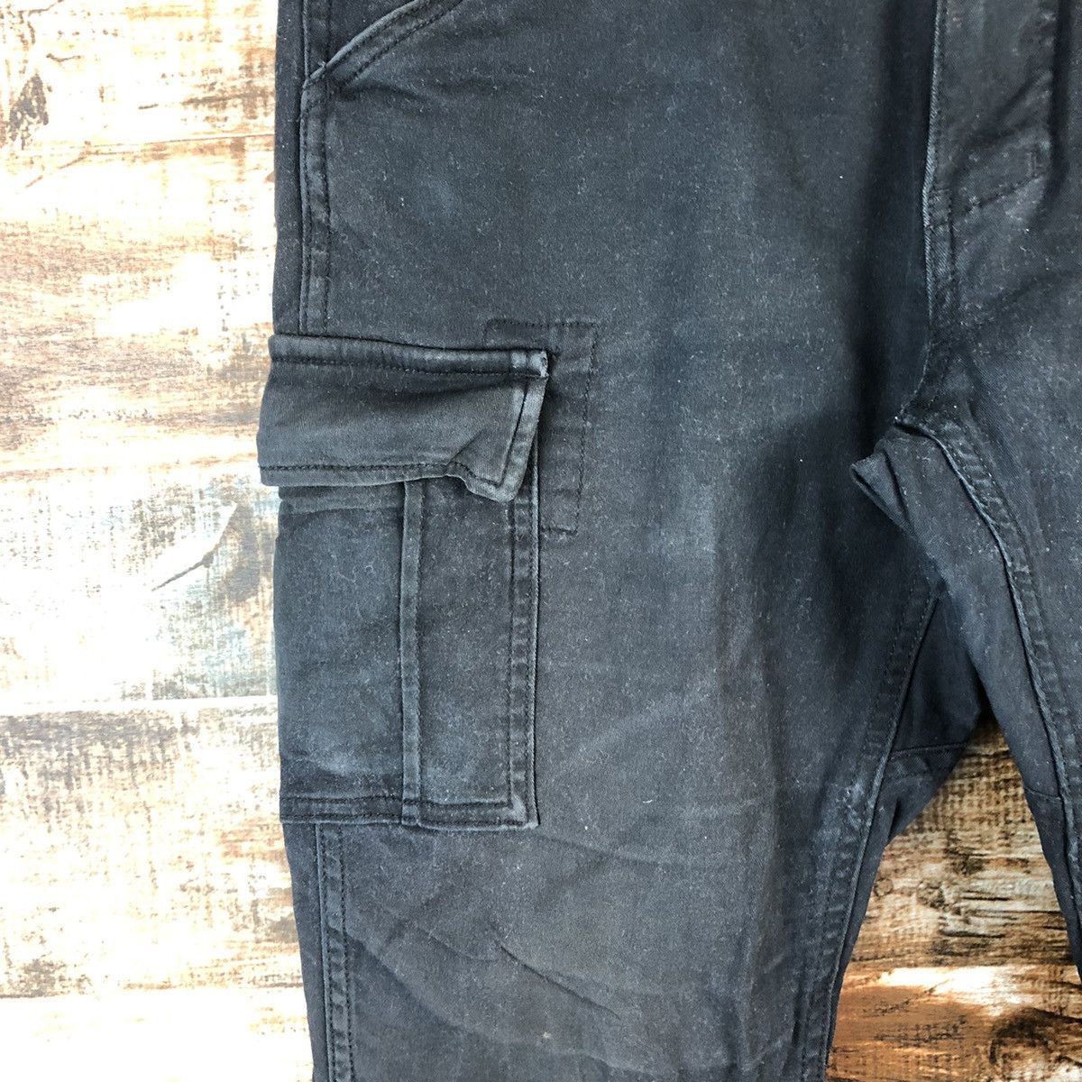 Japanese Brand Gladiator Black utility Cargo Multipocket Pants #A2590 Size US 31 - 9 Thumbnail