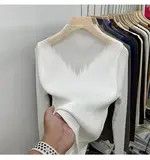 Japanese Brand × Vintage Women Transparent Knit T Shirt Autumn Lace Patchwork Size ONE SIZE - 4 Thumbnail