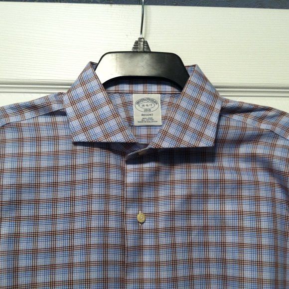 Brooks Brothers BROOKS BROTHERS MENS NEW COTTON DRESS SHIRT SIZE: 16-6/7 Size US L / EU 52-54 / 3 - 2 Thumbnail