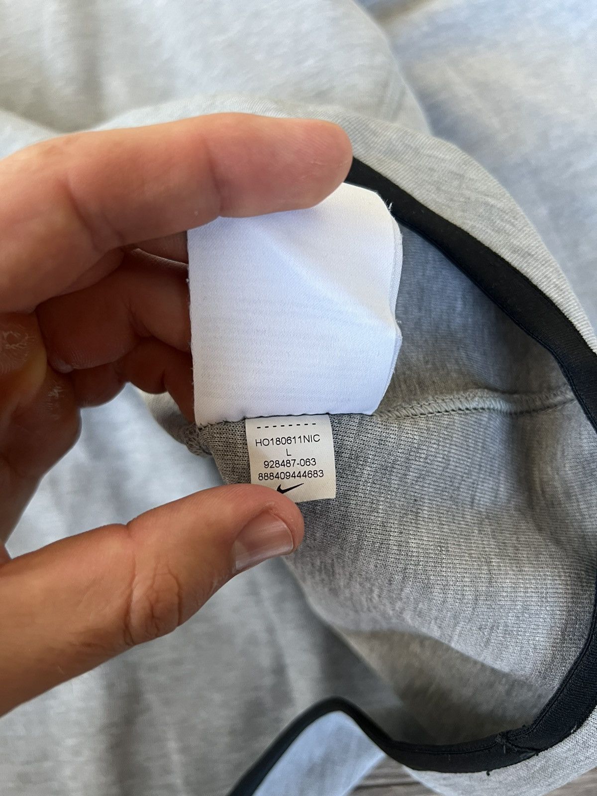 Nike ‼️Nike Tech Fleece Rare Grey Hoodie‼️ Size US L / EU 52-54 / 3 - 15 Thumbnail