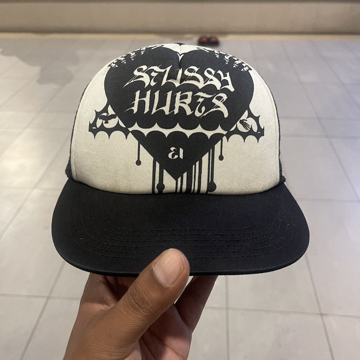 trucker hat stussy