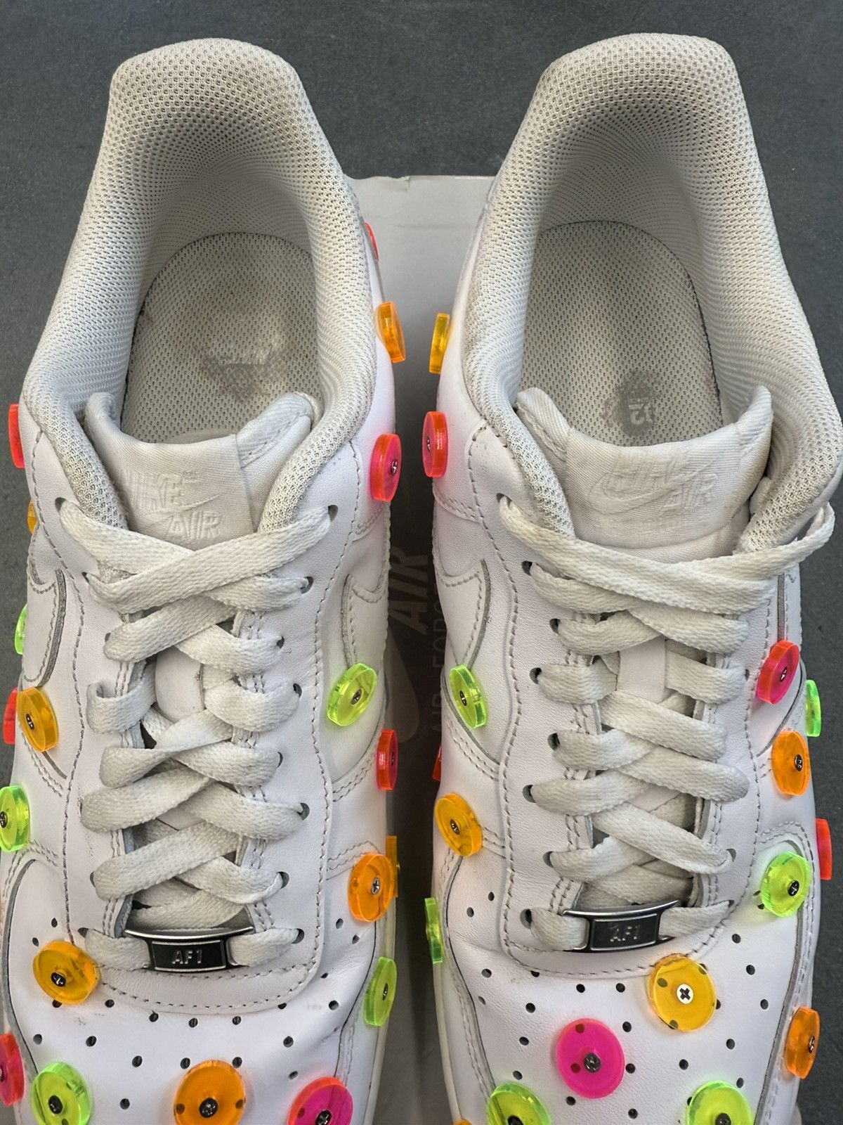 Nike 2019 Nike Air Force Flight Club Custom TBD In Progress Size US 10 / EU 43 - 10 Thumbnail