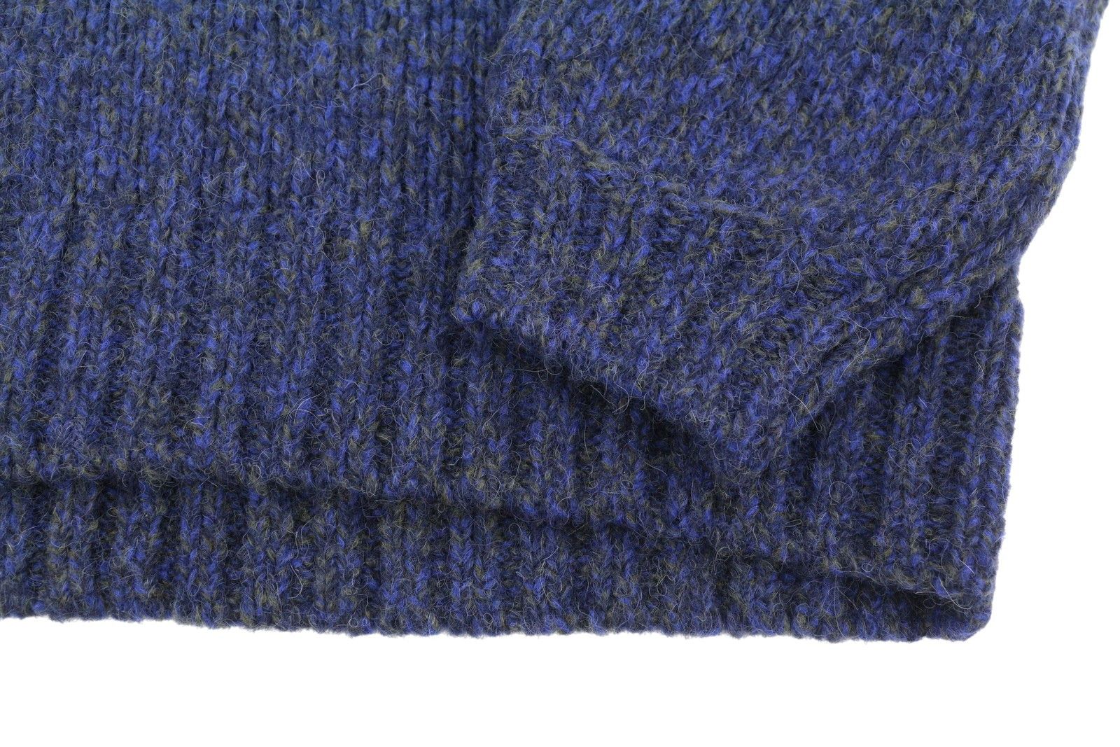 Gant MULTI YARN TURTLE L Evening Blue Wool Alpaca Jumper 87231 Size L / US 10 / IT 46 - 5 Thumbnail