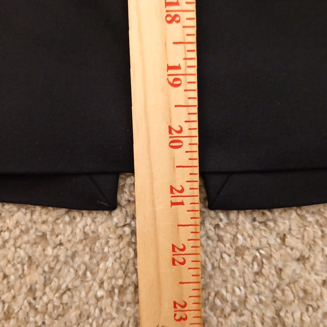 White House Black Market White House Black Market Skirt Size 6 Black Lined Slit Knee Length Pencil Straight Women Adults Regular Cotton Blend Vintage No Size 28" / US 6 / IT 42 - 5 Thumbnail