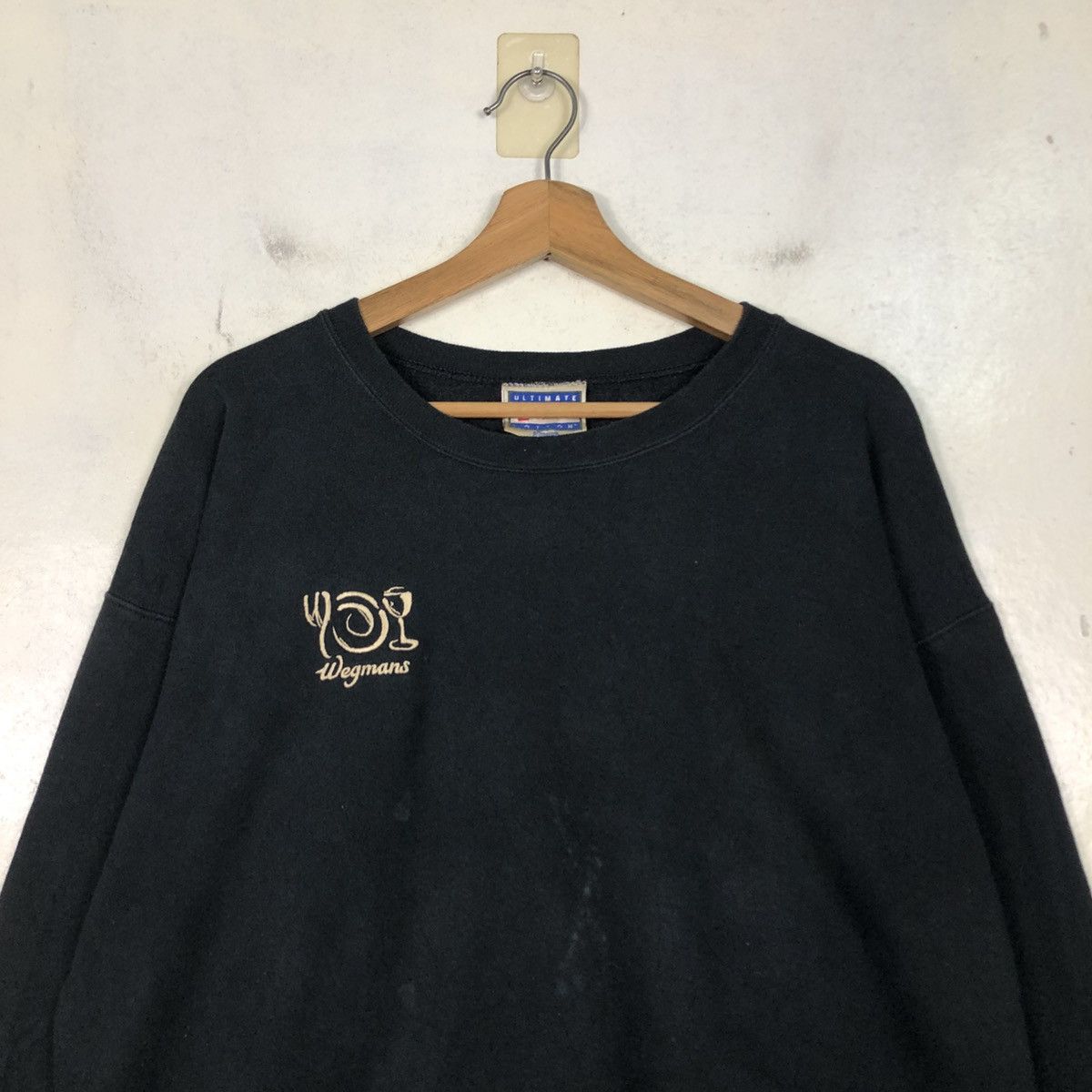 Vintage 📌Vintage Sweatshirt Haned Wegmans Big Logo Size US M / EU 48-50 / 2 - 6 Thumbnail