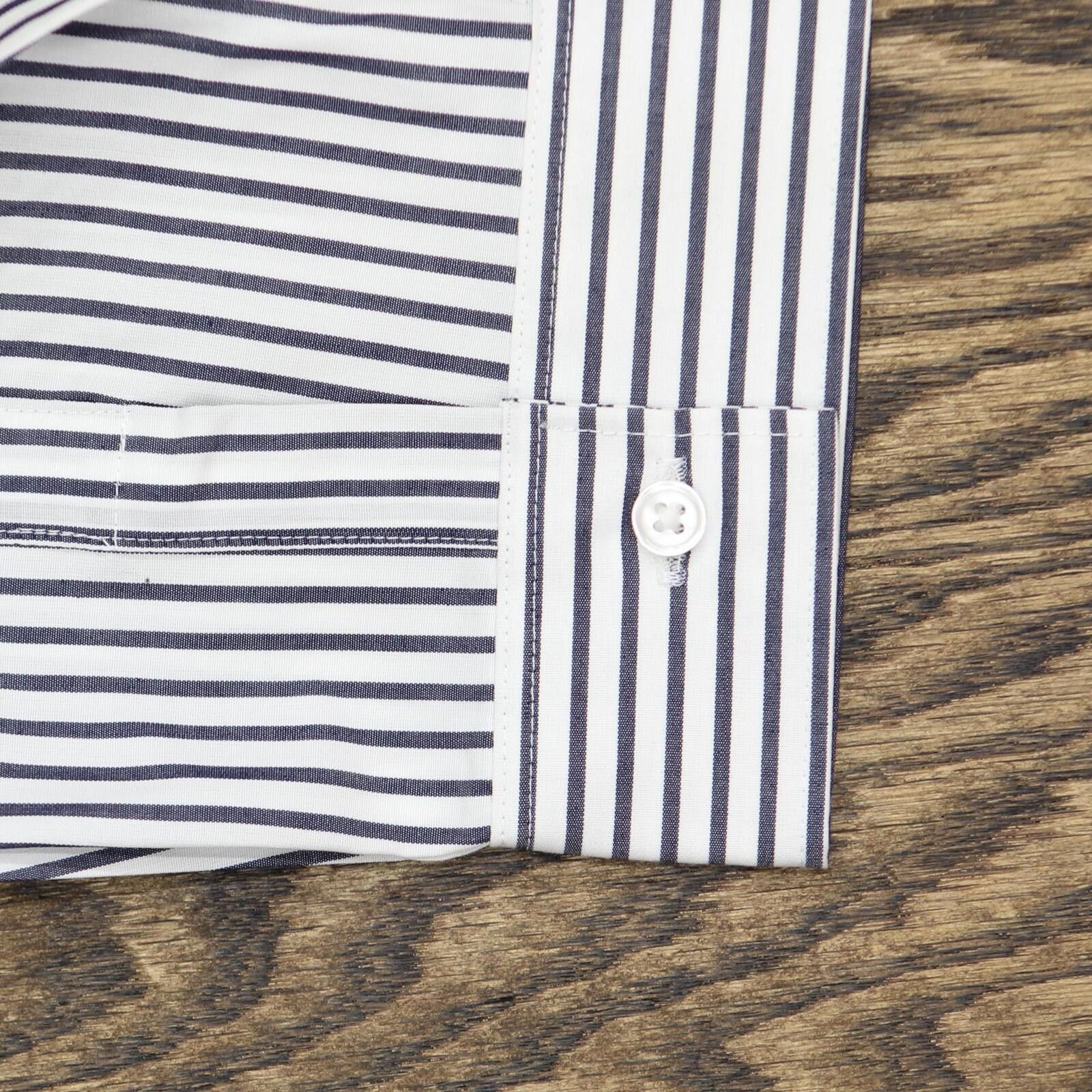 Lands' End Lands' End Up Shirt 516839-sample 2 Tall White Blue Stripe Size XS / US 0-2 / IT 36-38 - 5 Thumbnail