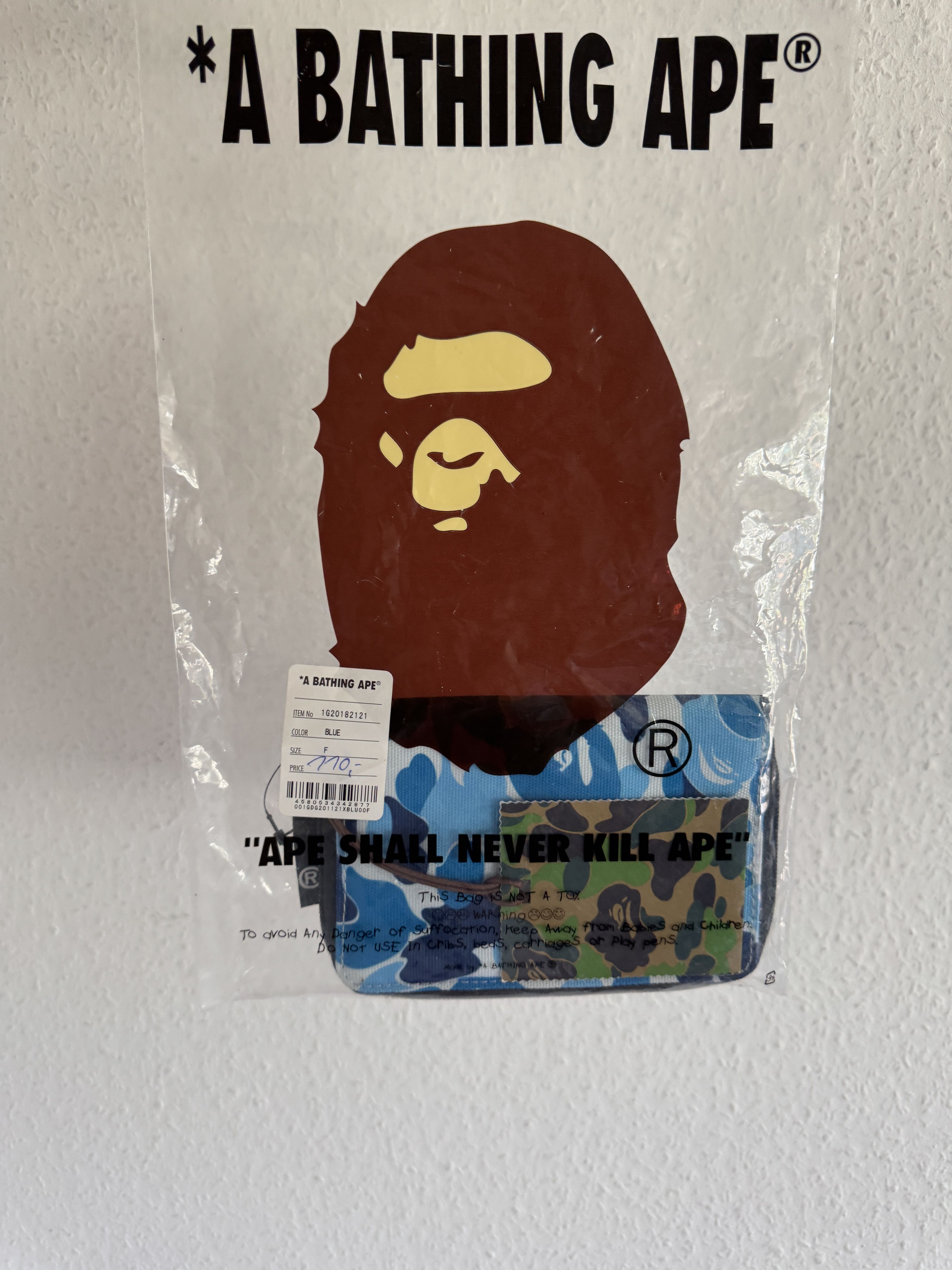 Bape blue cordura camo zip pouch Size ONE SIZE - 4 Thumbnail