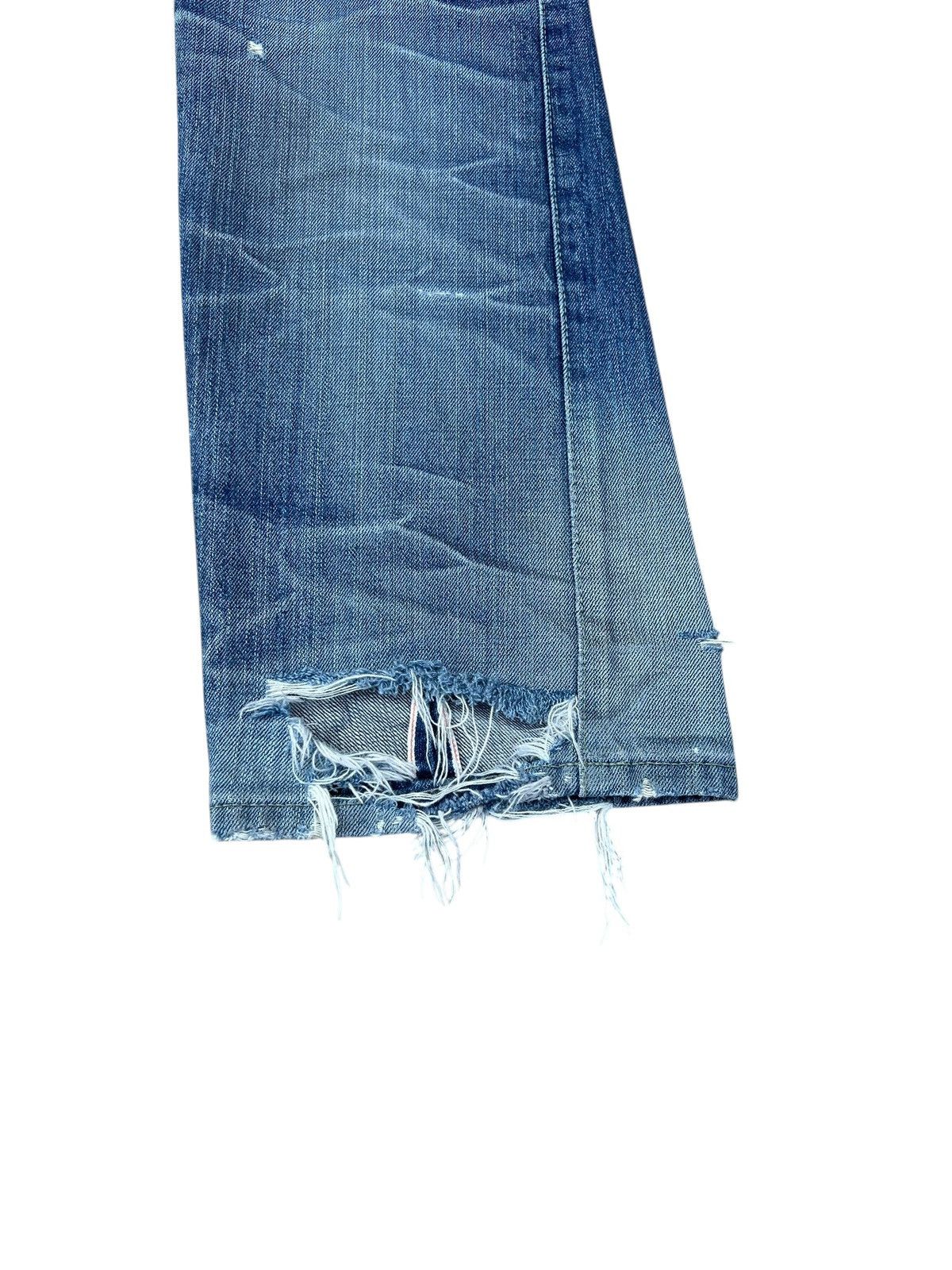 Izreel by Kazuhiro Takakura Distressed Denim Selvedge Jeans