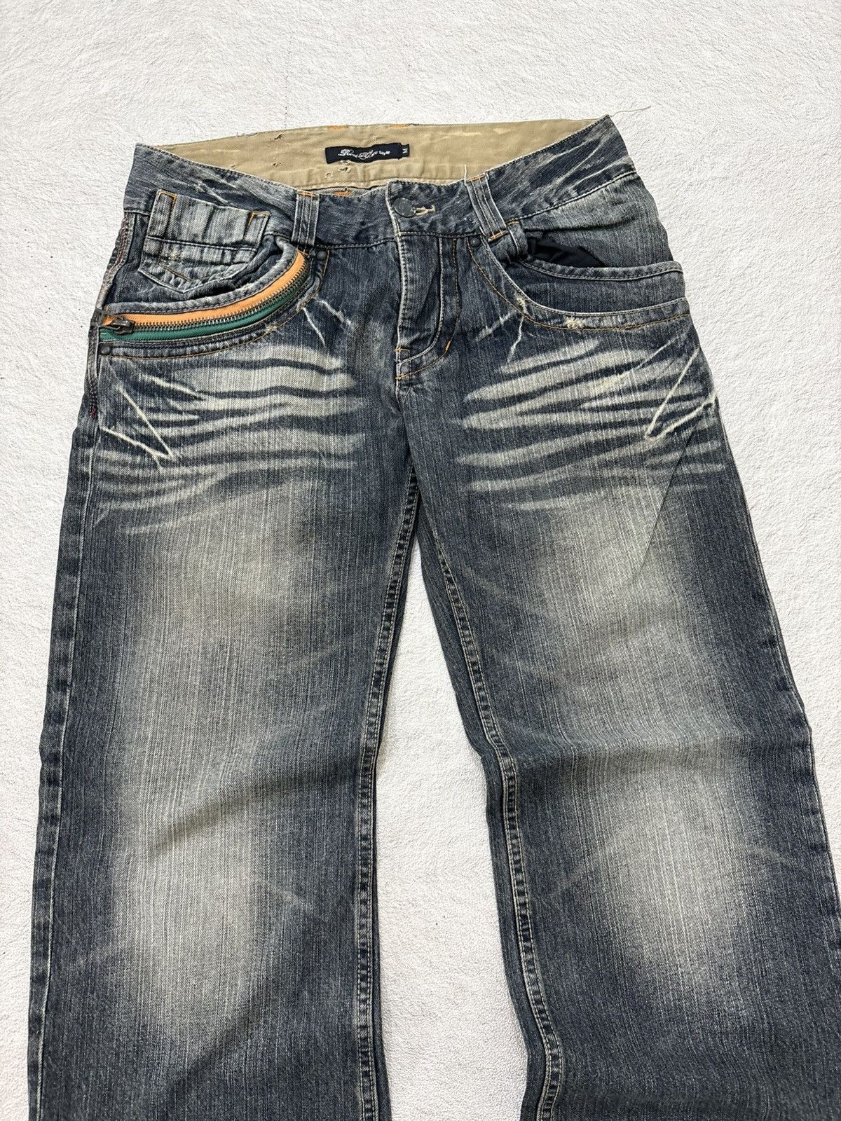 Kapital 2000s Rootthree destroy wash denim kapital style Size US 30 / EU 46 - 2 Thumbnail