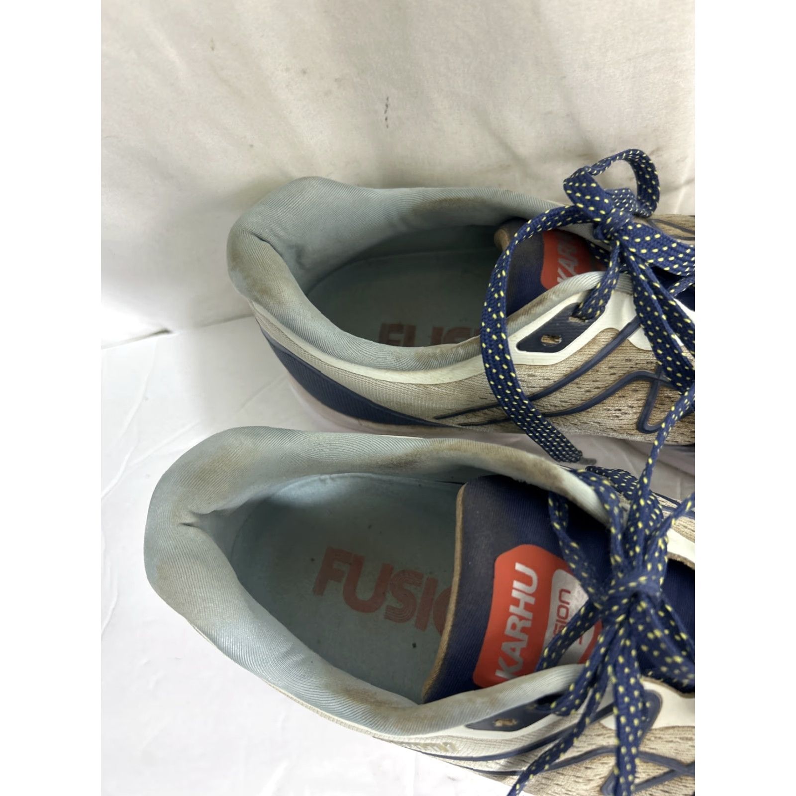 Karhu Karhu Fusion 3.5 Mens 12 Gray White Blue Fusion Ortix Hivo Size US 5 / EU 37 - 5 Thumbnail