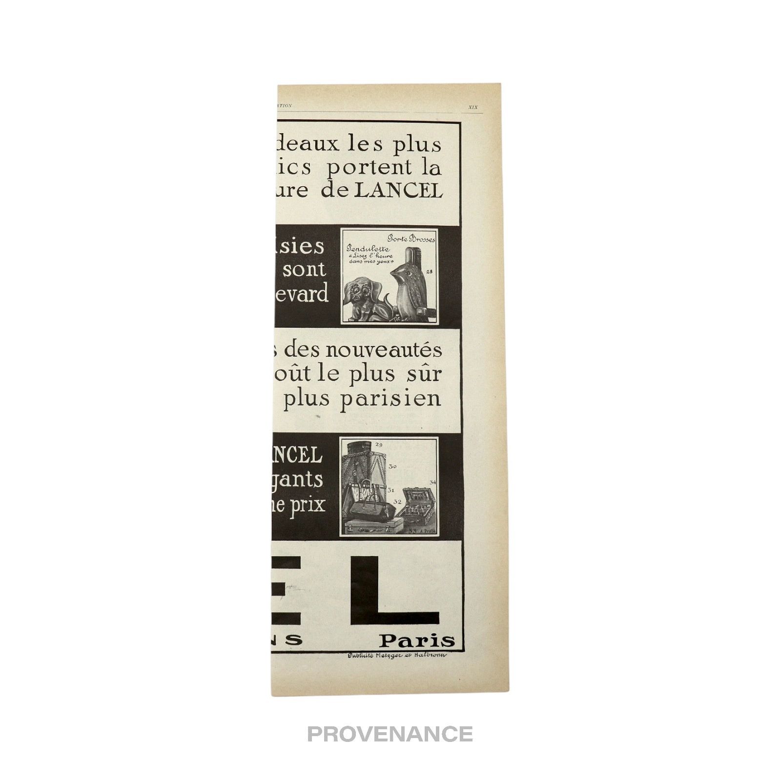 Hermes 🔴 Hermes Antique Vintage Newsprint Ad - HERMÈS SELLIER Size ONE SIZE - 4 Thumbnail