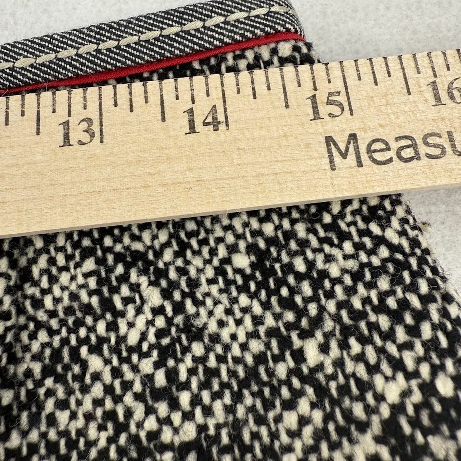 PAULE KA Paule Ka Wool Tweed Skirt FR40 US8 Exposed Back Zip Y2K Size 30" / US 8 / IT 44 - 8 Thumbnail