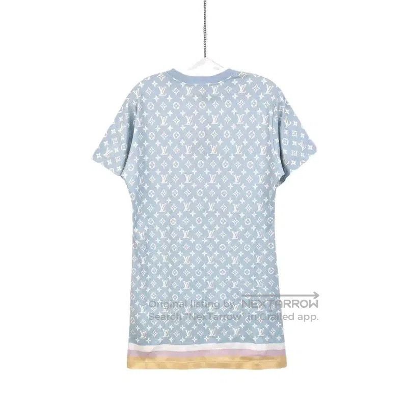 Louis Vuitton Light Blue Cotton Dress for Women .