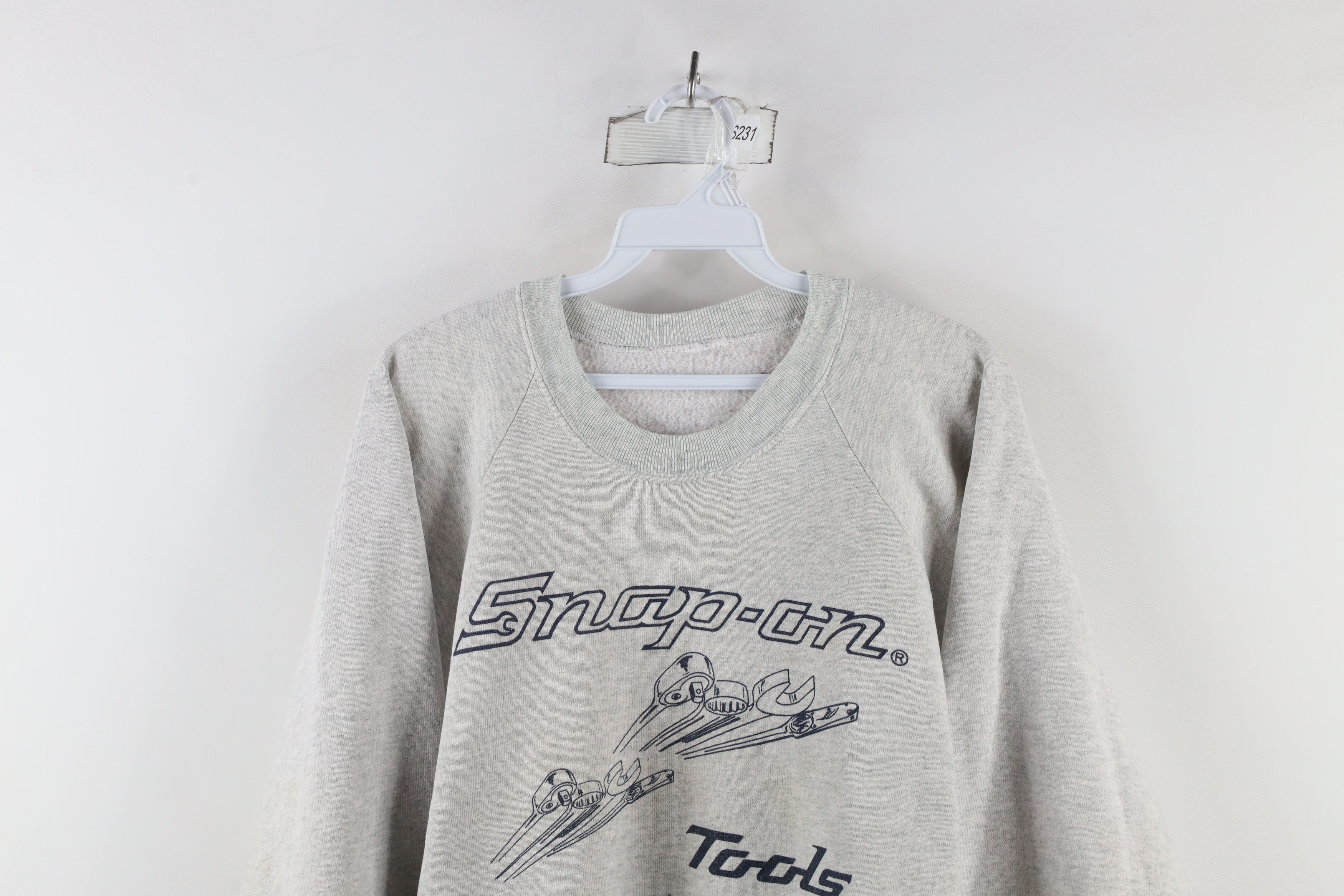 Vintage Vintage 90s Spell Out Snap On Tools Crewneck Sweatshirt USA Size US XL / EU 56 / 4 - 2 Thumbnail