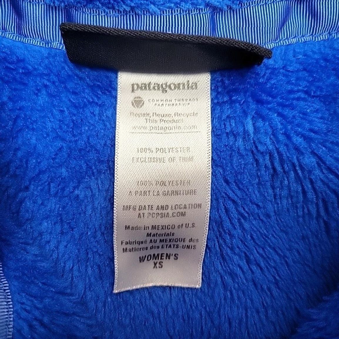 Patagonia Patagonia Fleece Jacket Womens XS Blue Snap T Pullover Sherpa Sweater Warm Size XS / US 0-2 / IT 36-38 - 5 Thumbnail