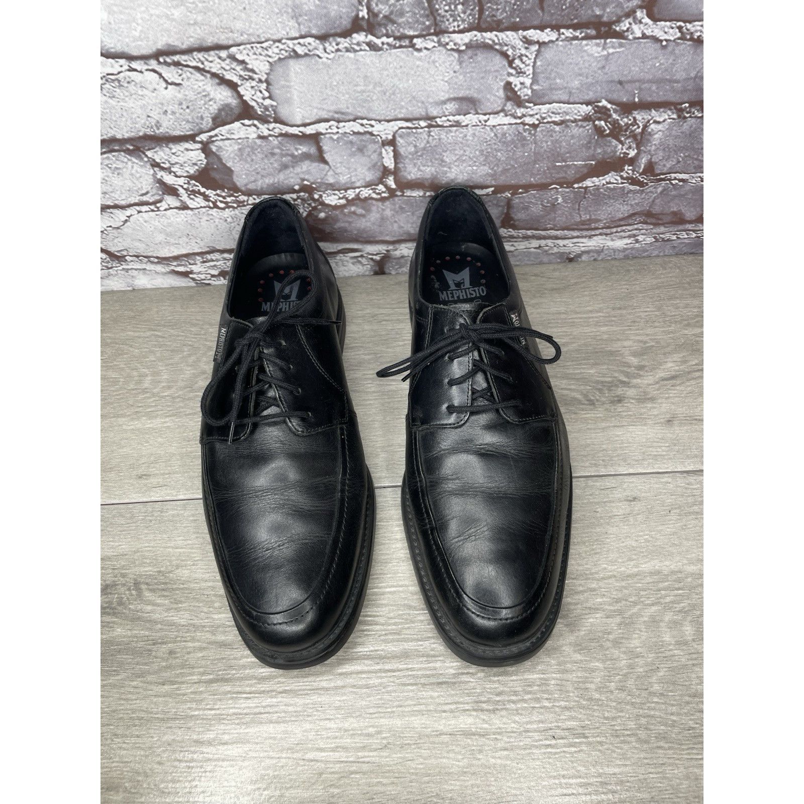 Mephisto Mephisto Air-Jet Black Leather Comfort Oxfords Casual Shoes Size US 9 / EU 42 - 4 Thumbnail