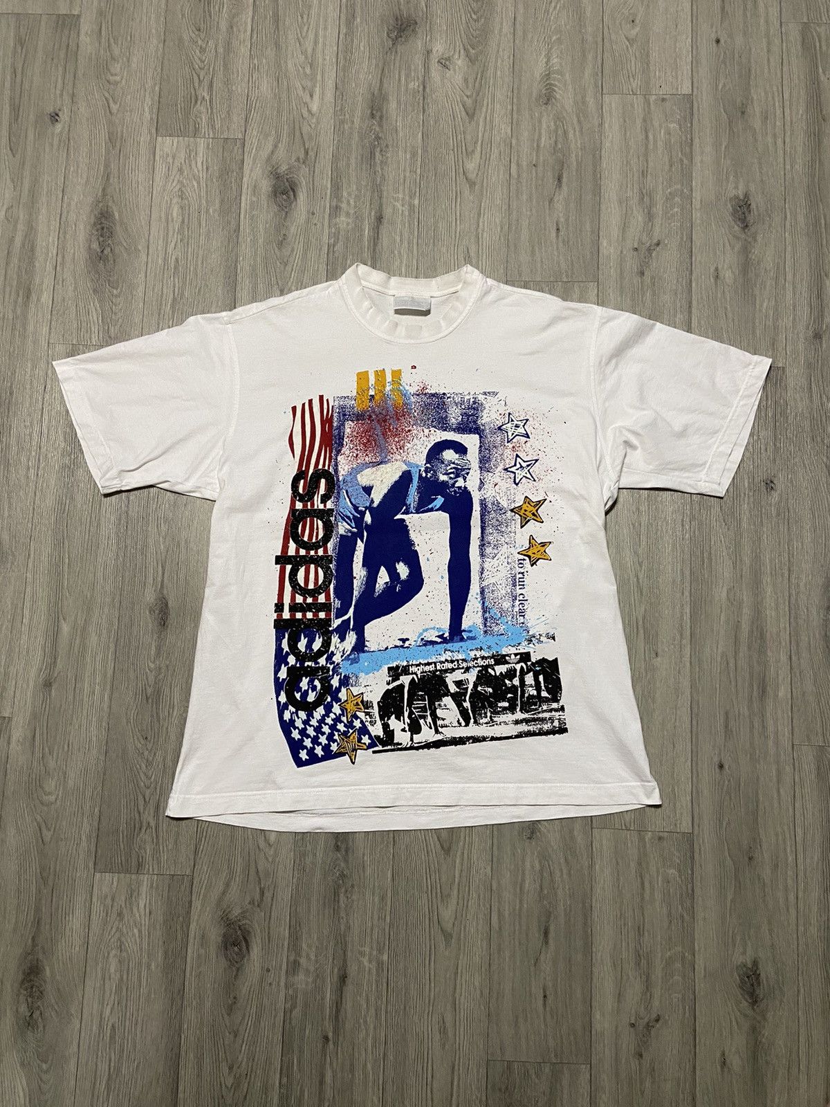 Adidas Vintage Adidas Olympic USA Running T-Shirt Size US L / EU 52-54 / 3 - 1 Thumbnail