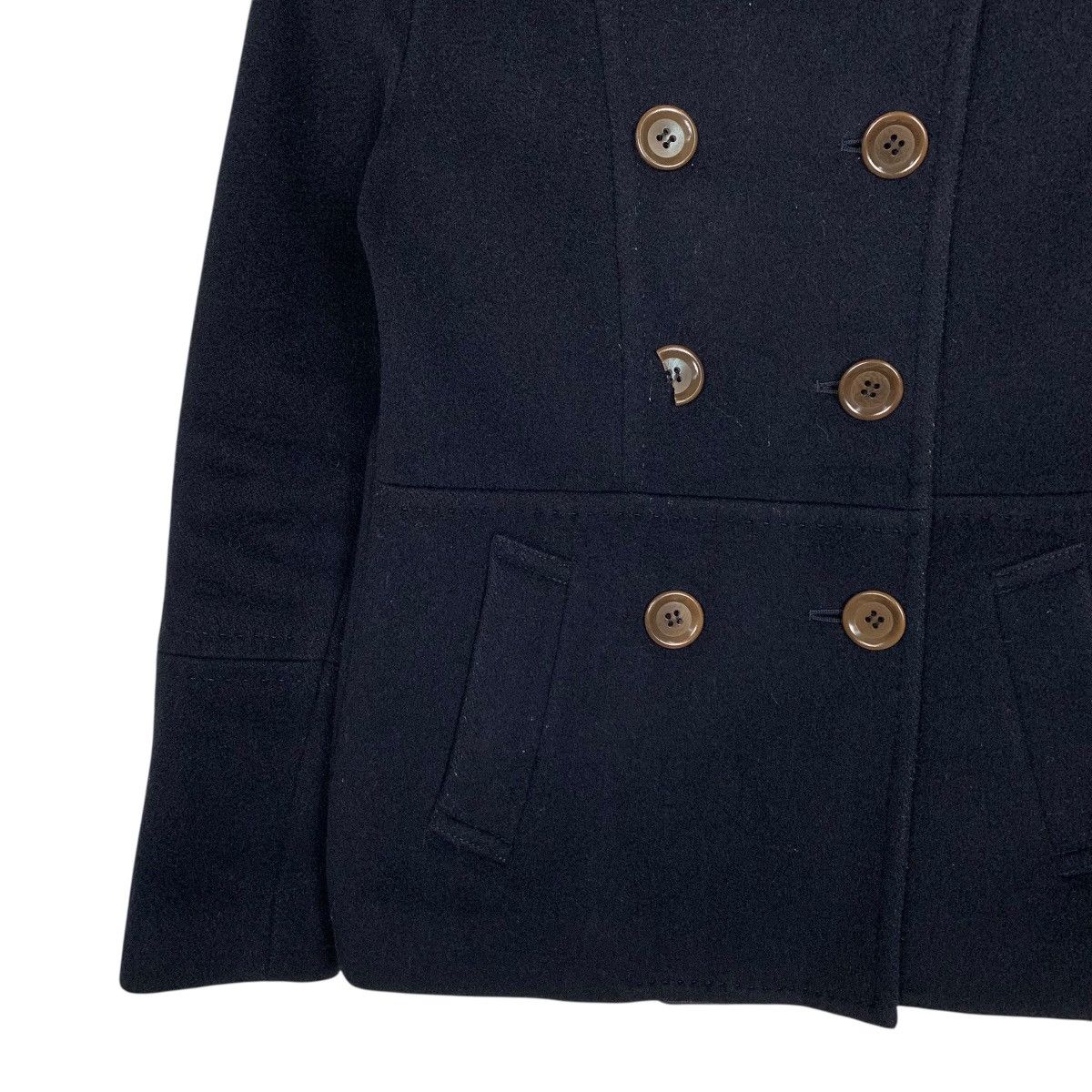Japanese Brand Spick And Span Double Breasted Wool Cashmere Jacket Size S / US 4 / IT 40 - 3 Thumbnail