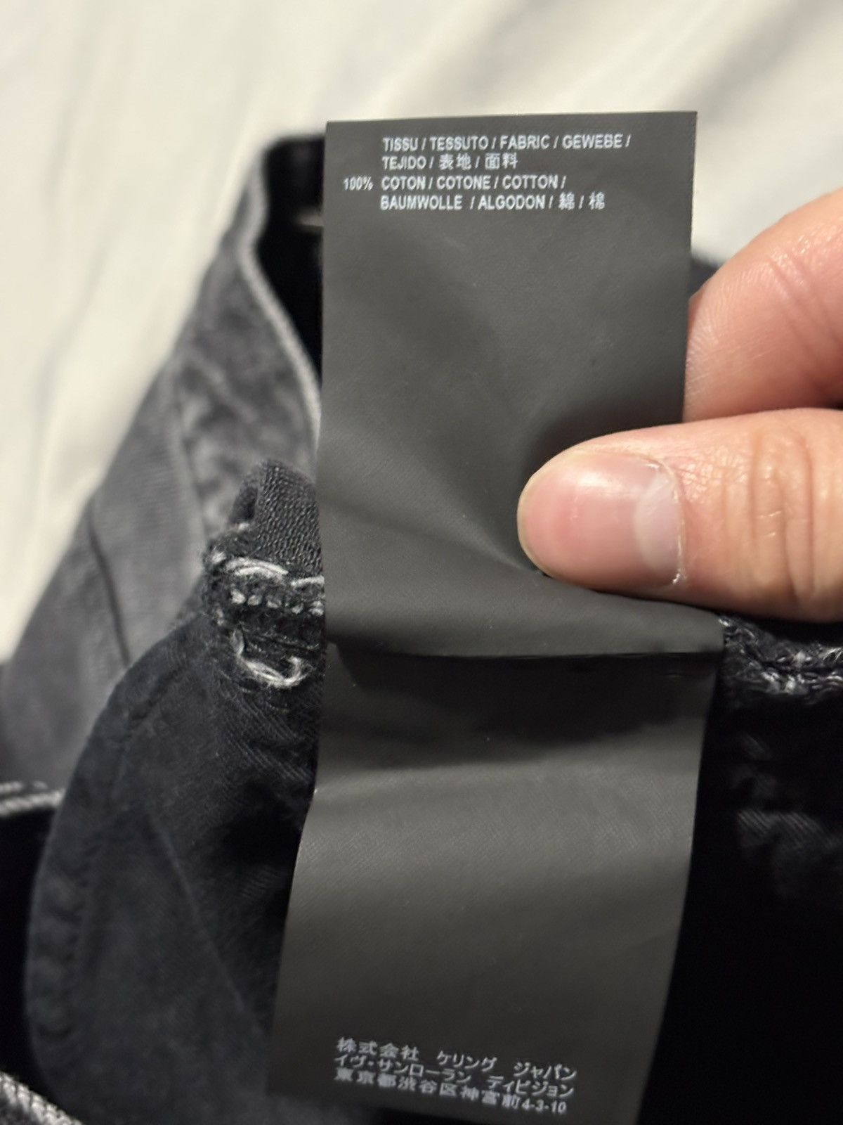 Saint Laurent Paris 36 2017 Saint Laurent Paris D14 Jeans Distresed denim crash Size US 36 / EU 52 - 6 Thumbnail