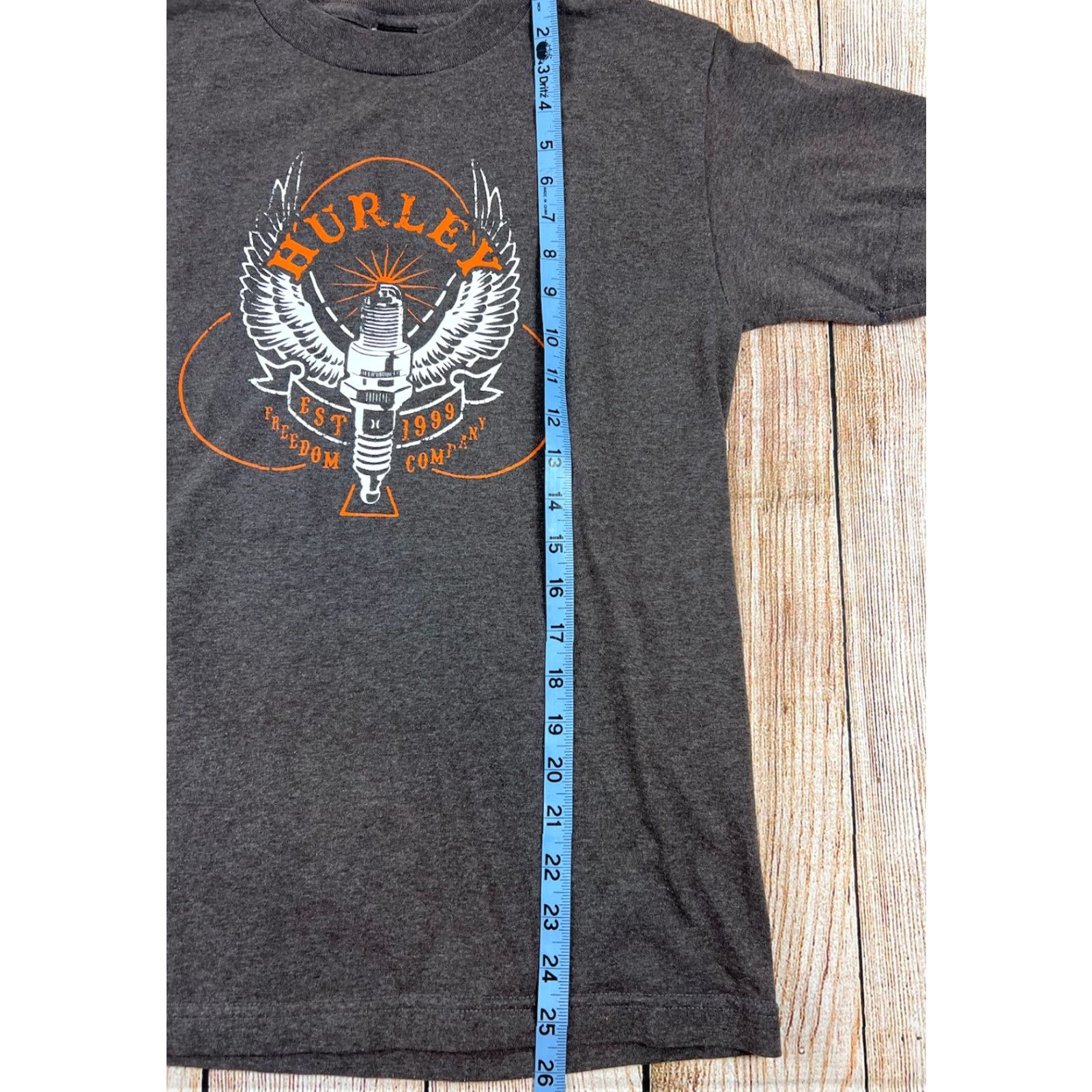 Hurley Hurley T-Shirt Brown S Men Size Small Freedom Company Y2K Beach Classic Vintage? Size US S / EU 44-46 / 1 - 4 Thumbnail