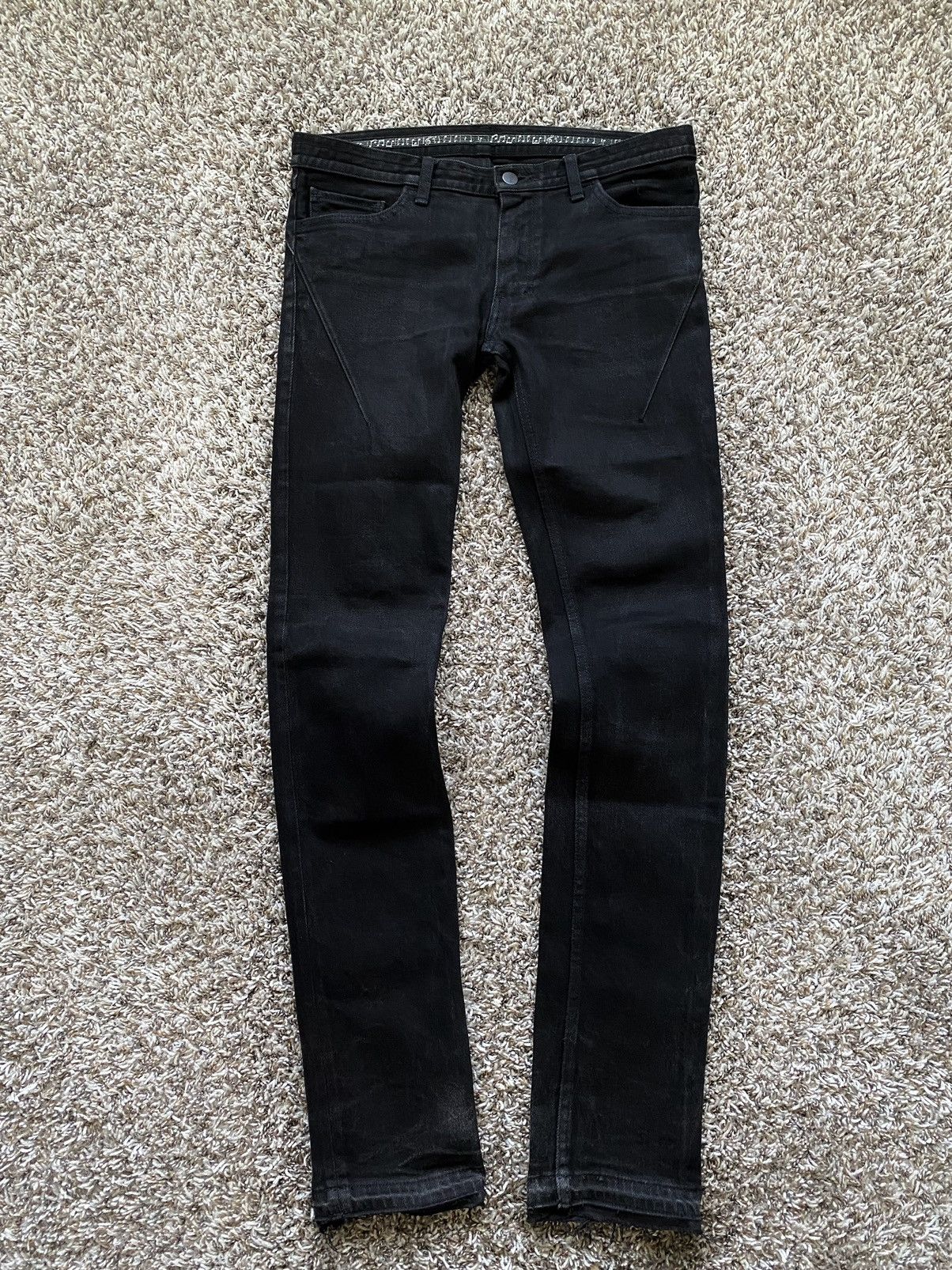 Number (N)ine NUMBER NINE BLACK DENIM JEANS | Grailed