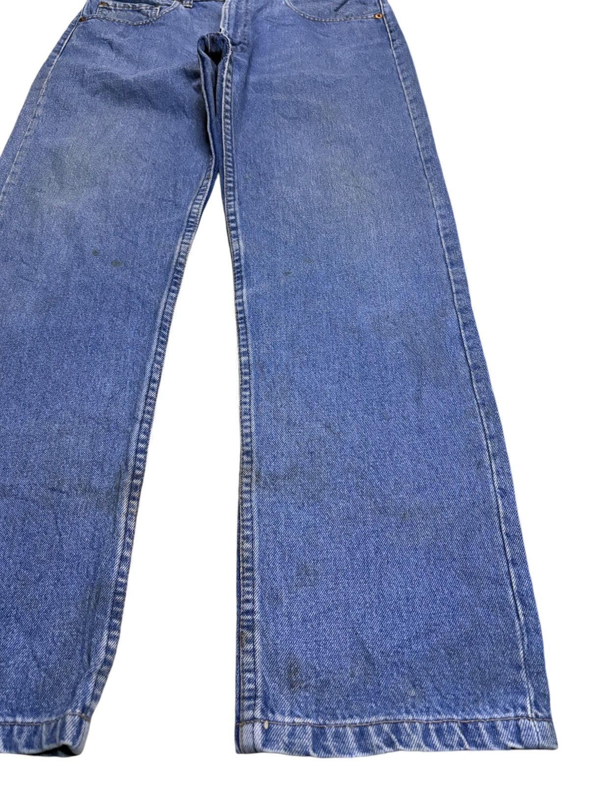 Levi's × Vintage Vintage 70s Levis Blue Wash Grunge Style Jeans Size US 33 - 7 Thumbnail
