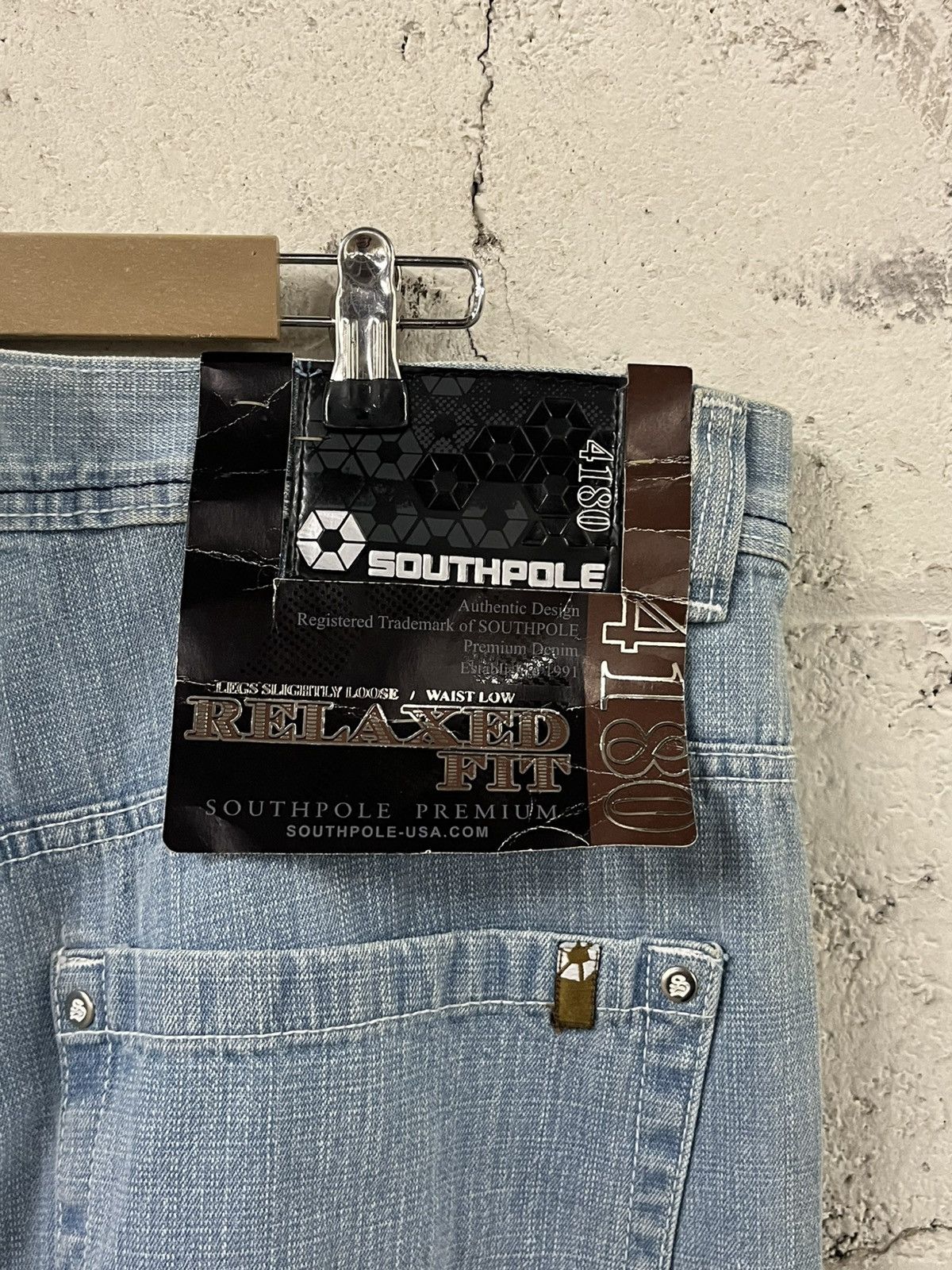 Southpole Southpole y2k denim baggy fit wide leg skater streetwear NWT Size US 36 / EU 52 - 3 Thumbnail