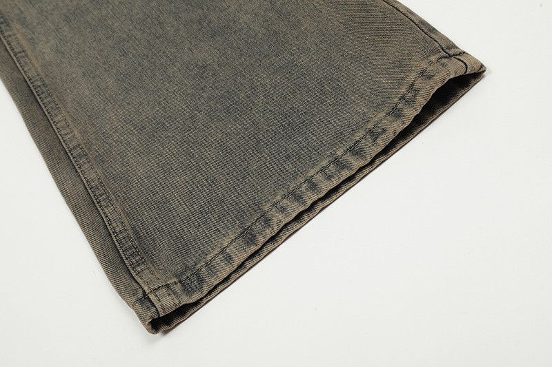 Vintage American retro high street washed straight leg jeans Size US 32 / EU 48 - 6 Thumbnail