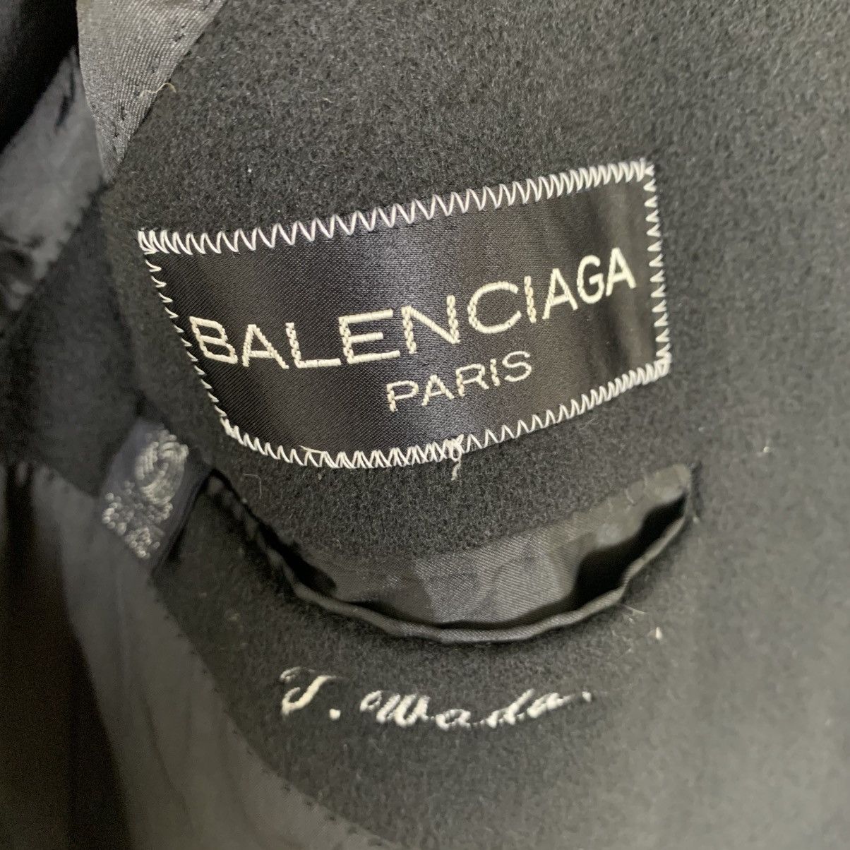 Balenciaga Vintage Balenciaga Wool Long Coat Size US M / EU 48-50 / 2 - 11 Thumbnail