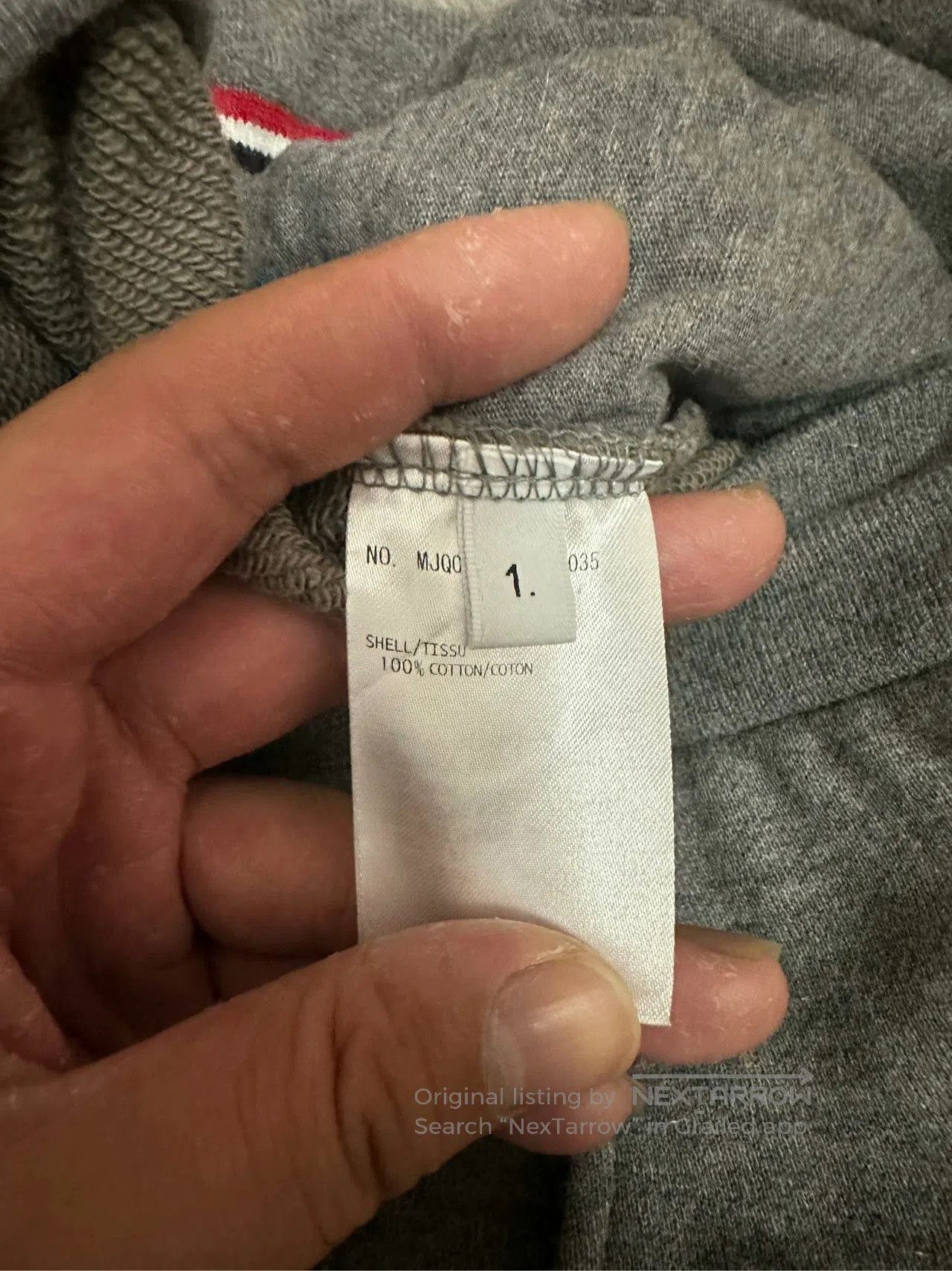 Thom Browne thom browne gray striped sweatpants size 1. Size US 30 / EU 46 - 2 Thumbnail