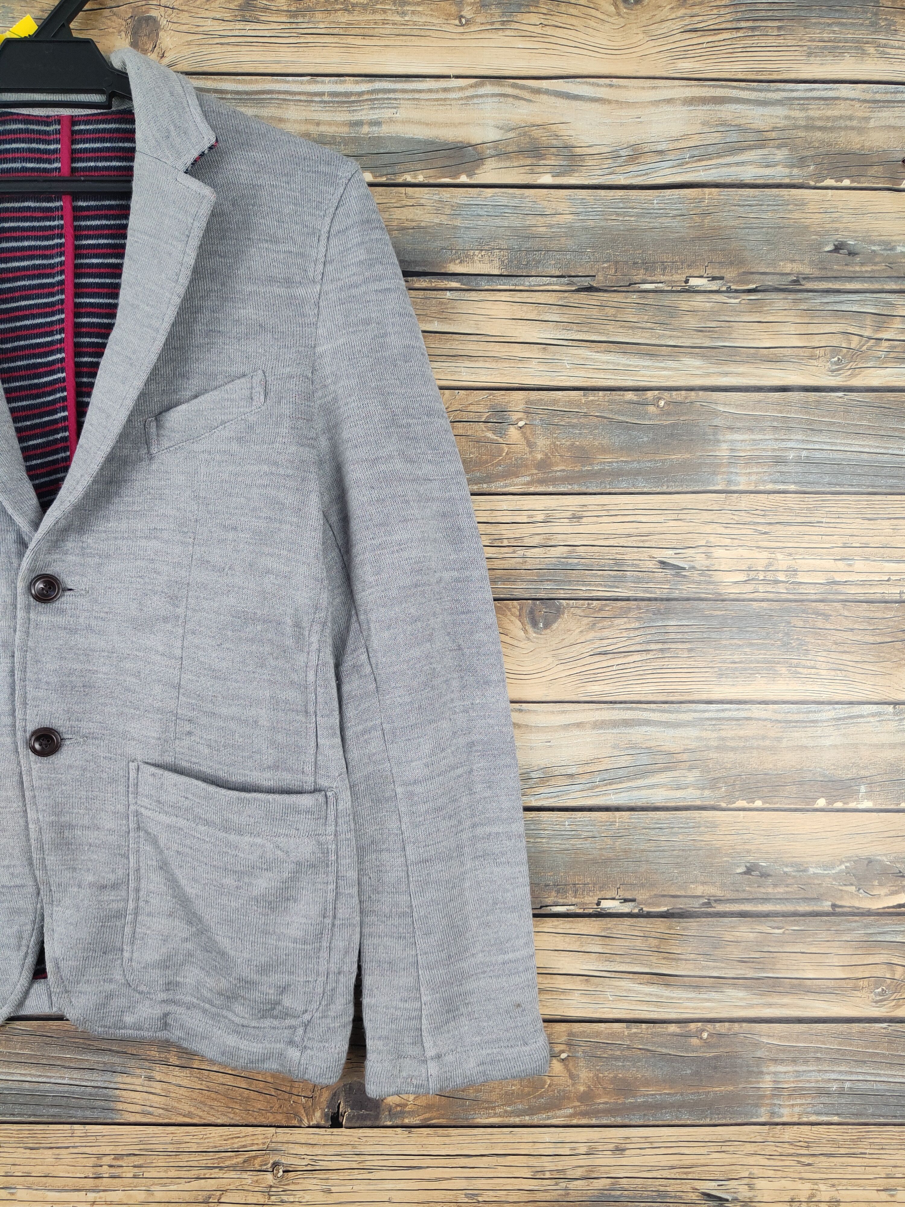 Takeo Kikuchi TK takeo Kikuchi Gray Knitwear cardigan Blazers #W2045 Size US M / EU 48-50 / 2 - 5 Thumbnail