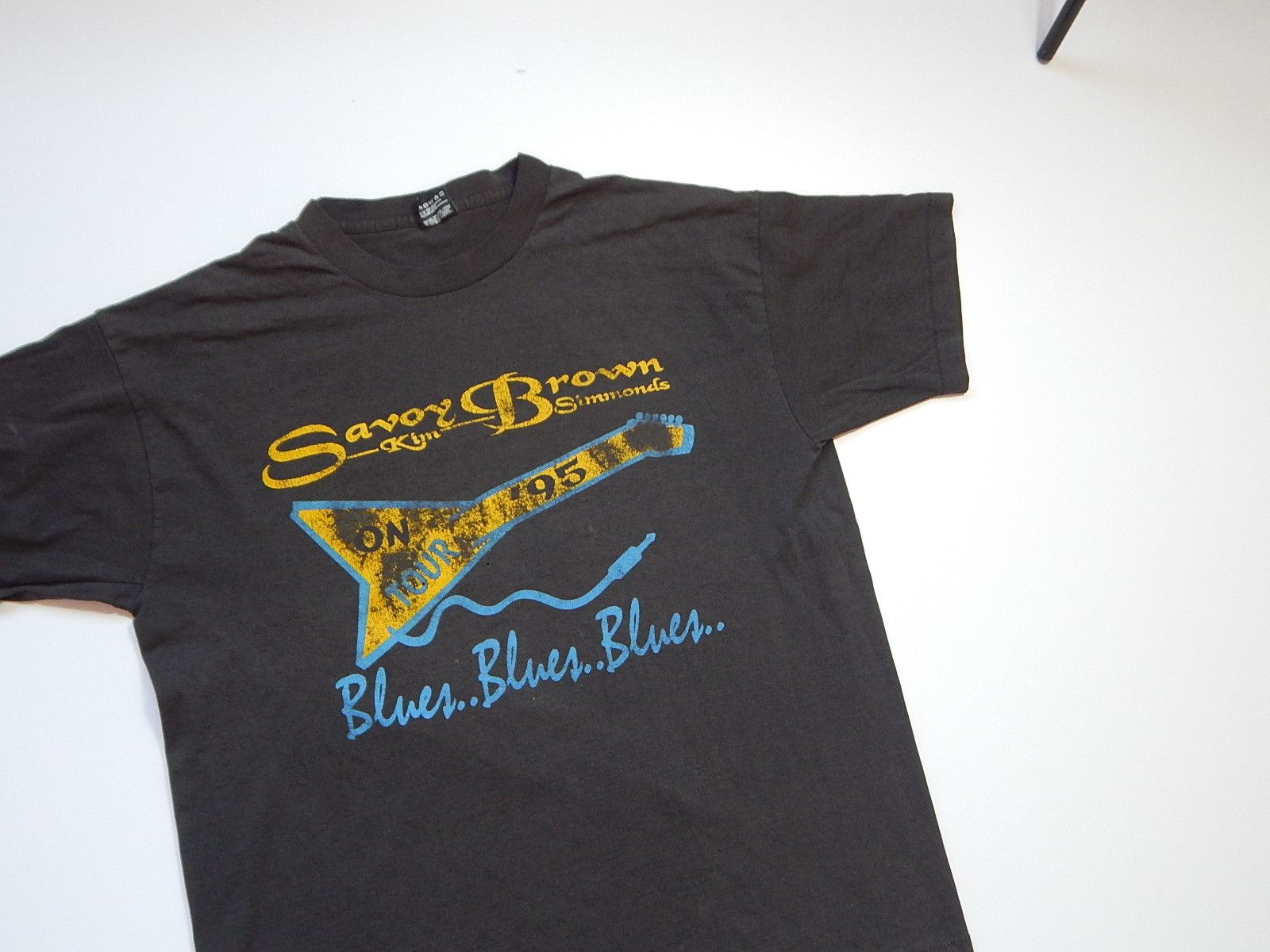 Band Tees vintage savoy brown kim simmonds psychedelic blues rock tee Size US XL / EU 56 / 4 - 3 Thumbnail