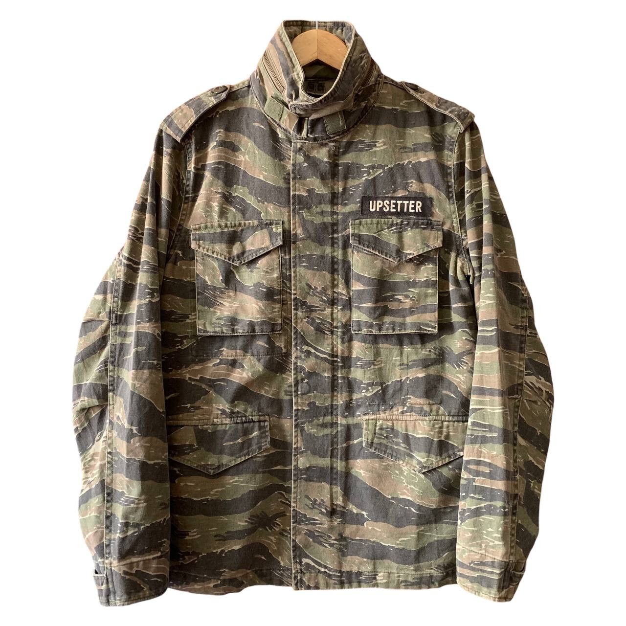 image of Wacko Maria Tiger Camo M65 Jacket, Men's (Size Small)