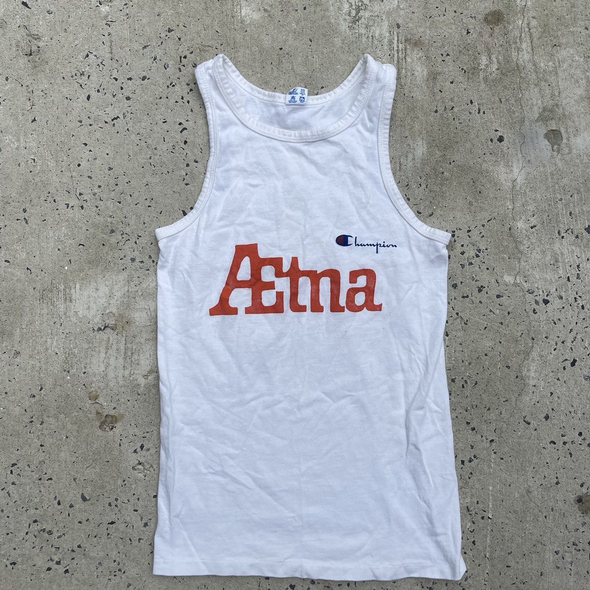 Champion Vintage 90s AETNA Life Insurance CHAMPION Jersey Size US M / EU 48-50 / 2 - 1 Thumbnail